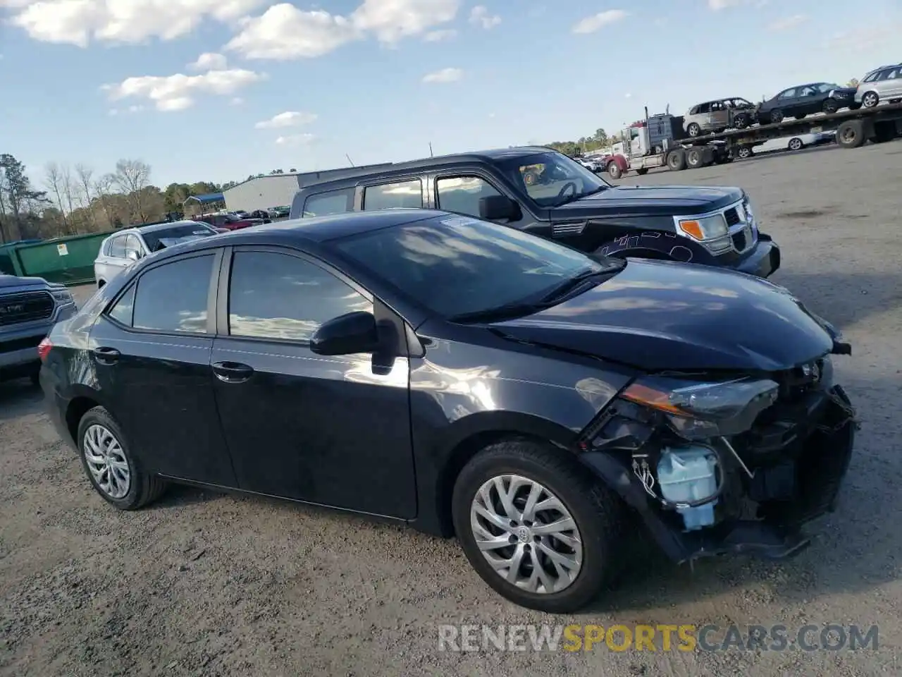 1 Photograph of a damaged car 5YFBURHE4KP930624 TOYOTA COROLLA 2019