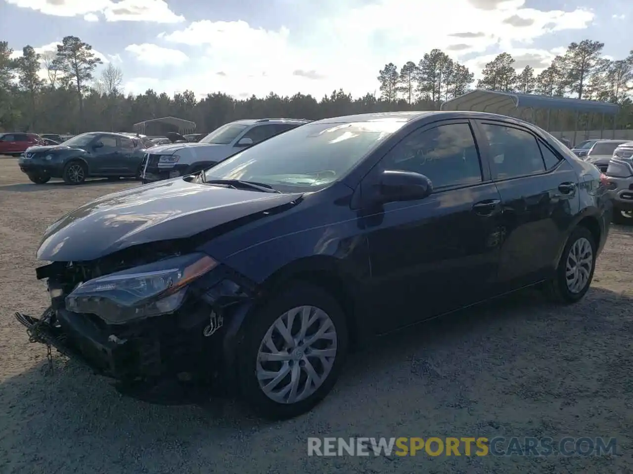 2 Photograph of a damaged car 5YFBURHE4KP930624 TOYOTA COROLLA 2019