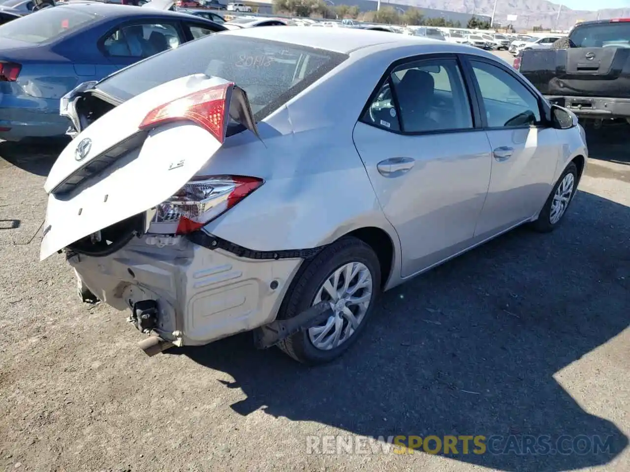 4 Photograph of a damaged car 5YFBURHE4KP930946 TOYOTA COROLLA 2019