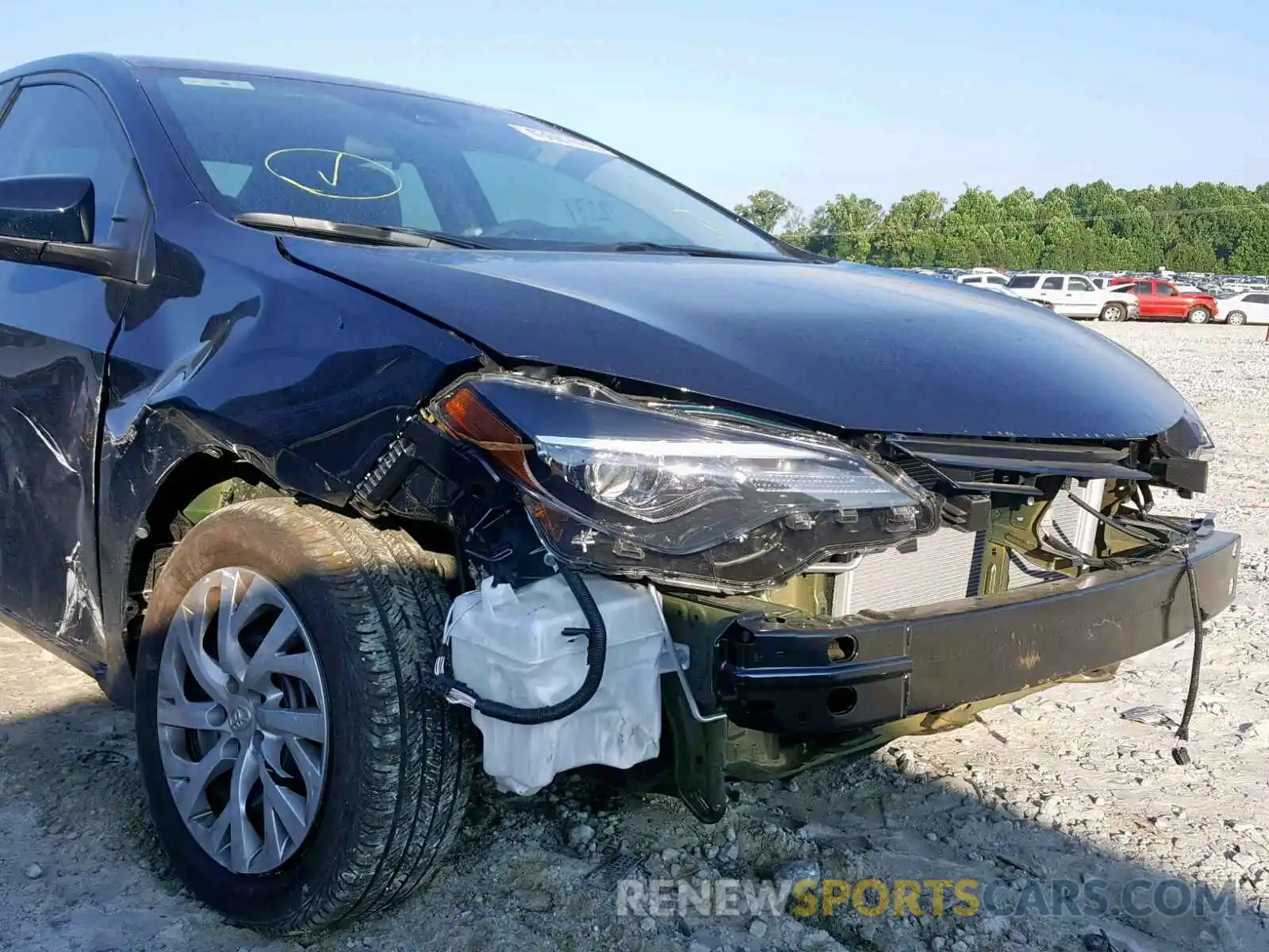 9 Photograph of a damaged car 5YFBURHE4KP931448 TOYOTA COROLLA 2019