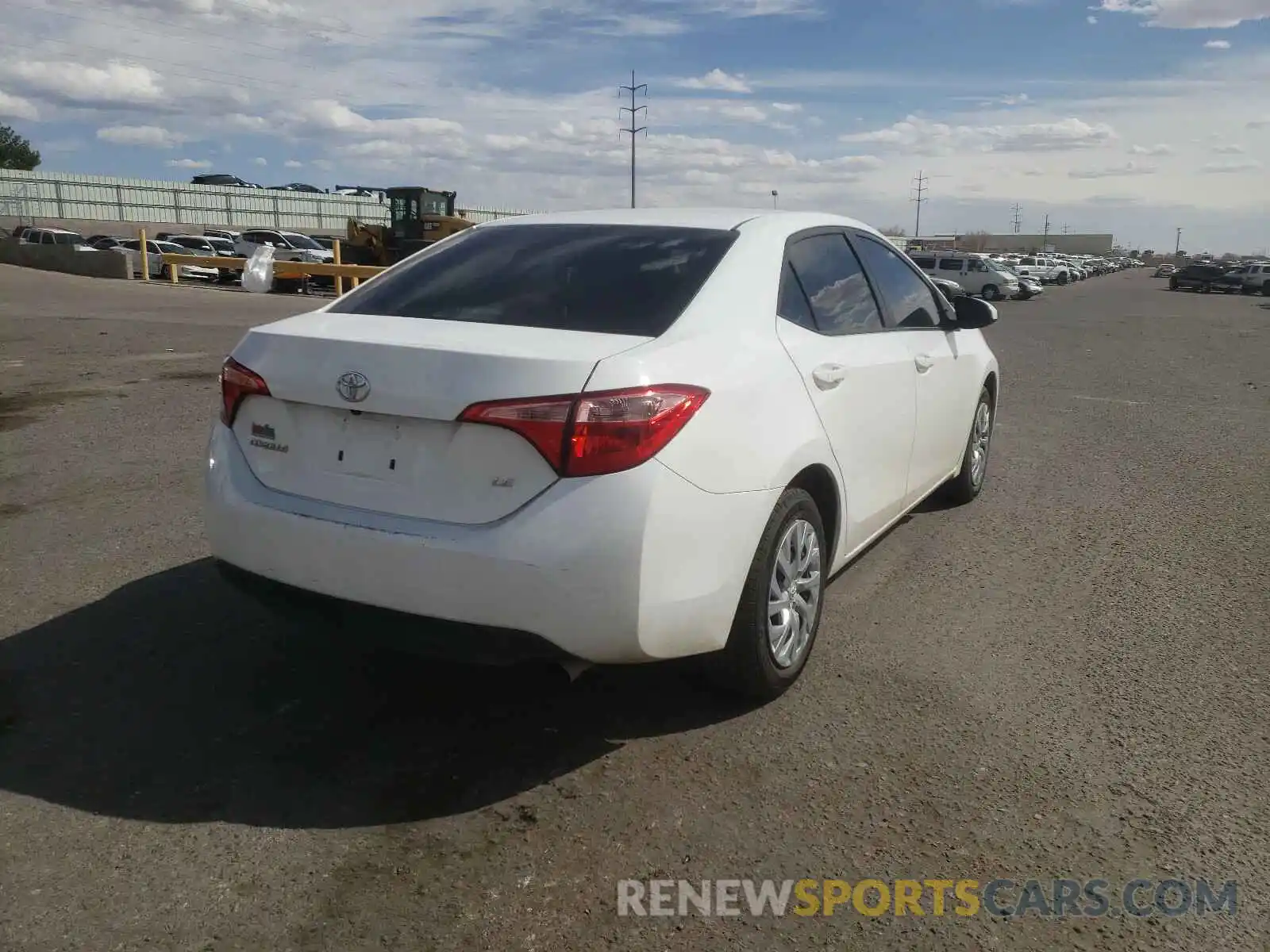 4 Photograph of a damaged car 5YFBURHE4KP932731 TOYOTA COROLLA 2019