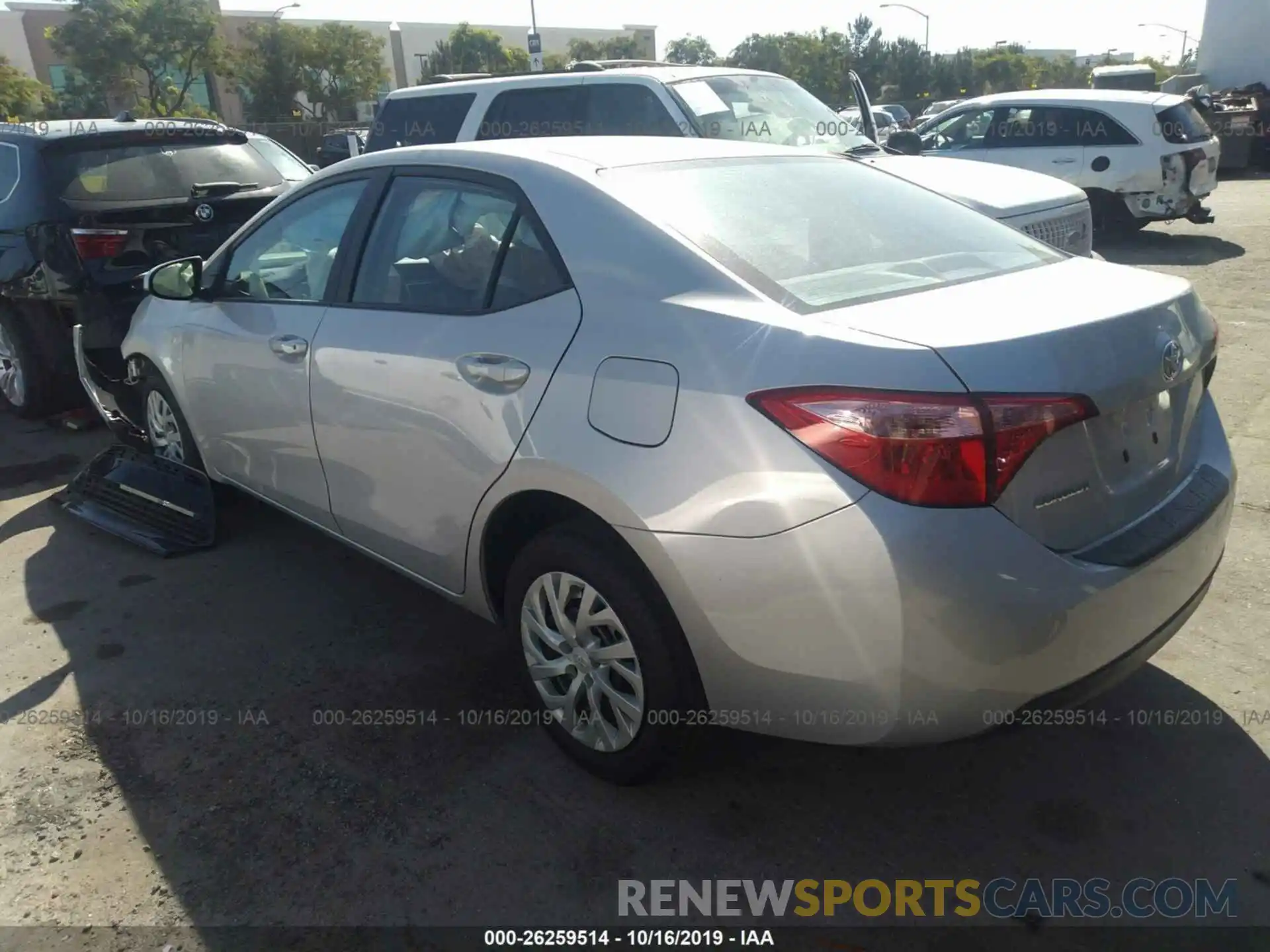 3 Photograph of a damaged car 5YFBURHE4KP933250 TOYOTA COROLLA 2019