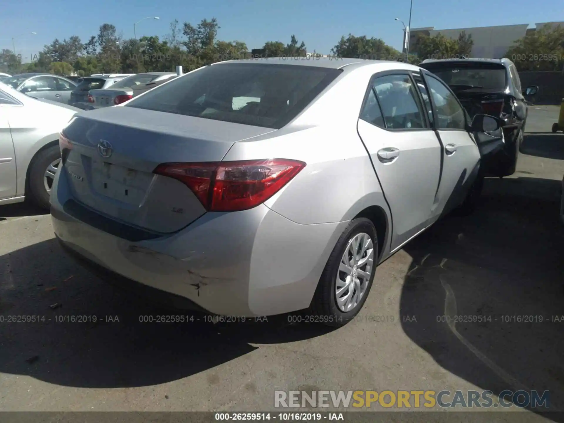 4 Photograph of a damaged car 5YFBURHE4KP933250 TOYOTA COROLLA 2019