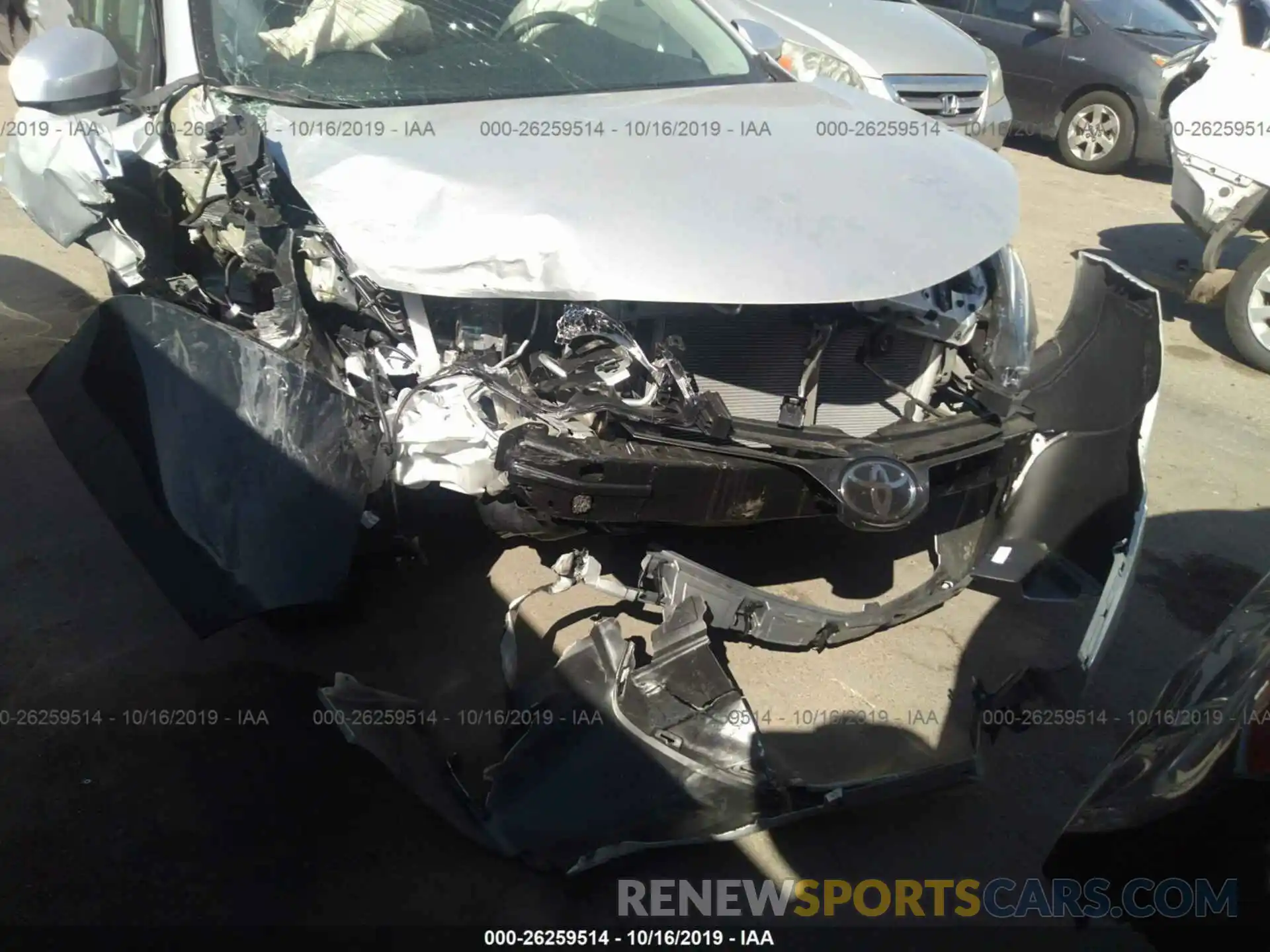 6 Photograph of a damaged car 5YFBURHE4KP933250 TOYOTA COROLLA 2019