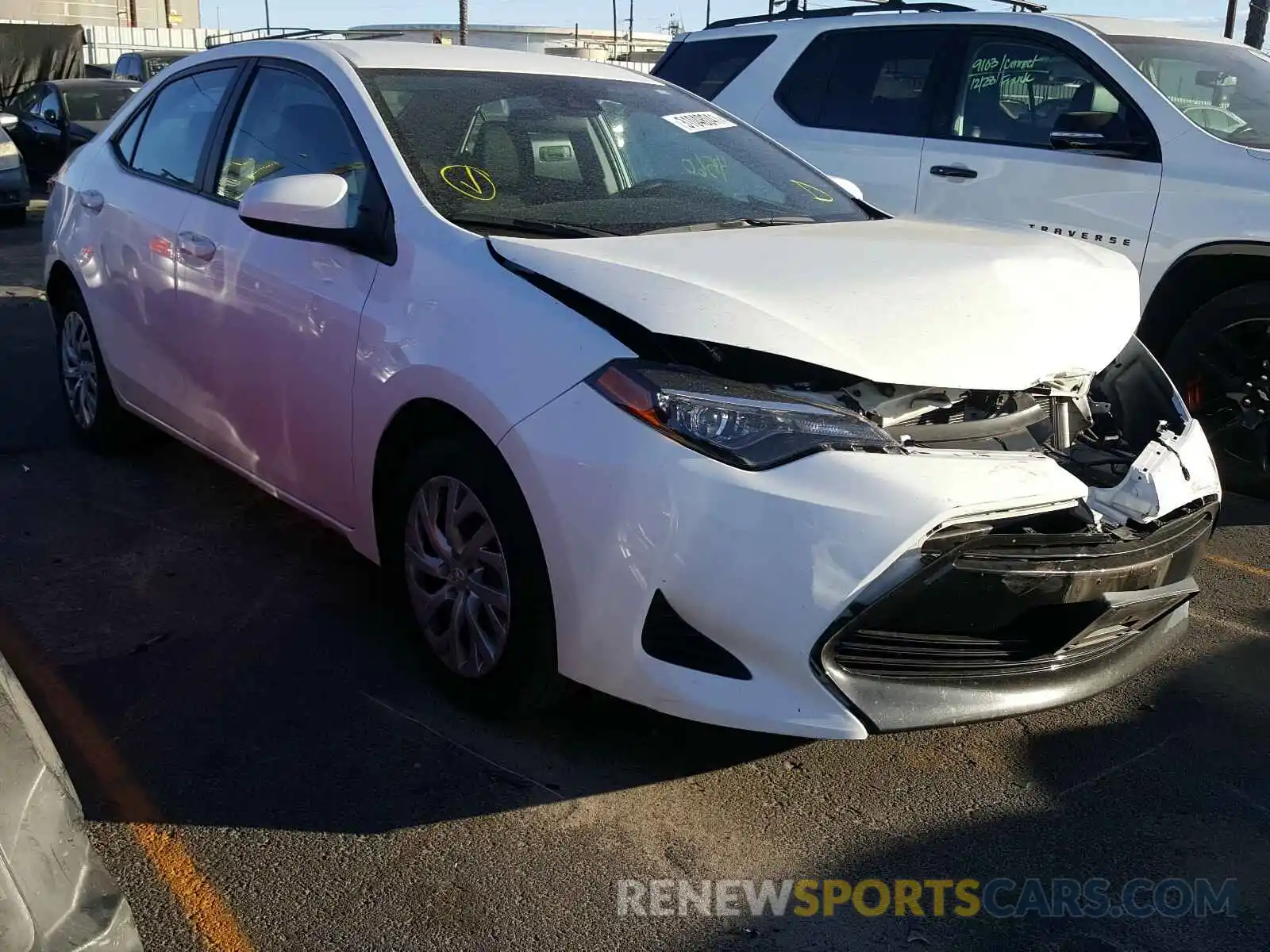 1 Photograph of a damaged car 5YFBURHE4KP933457 TOYOTA COROLLA 2019