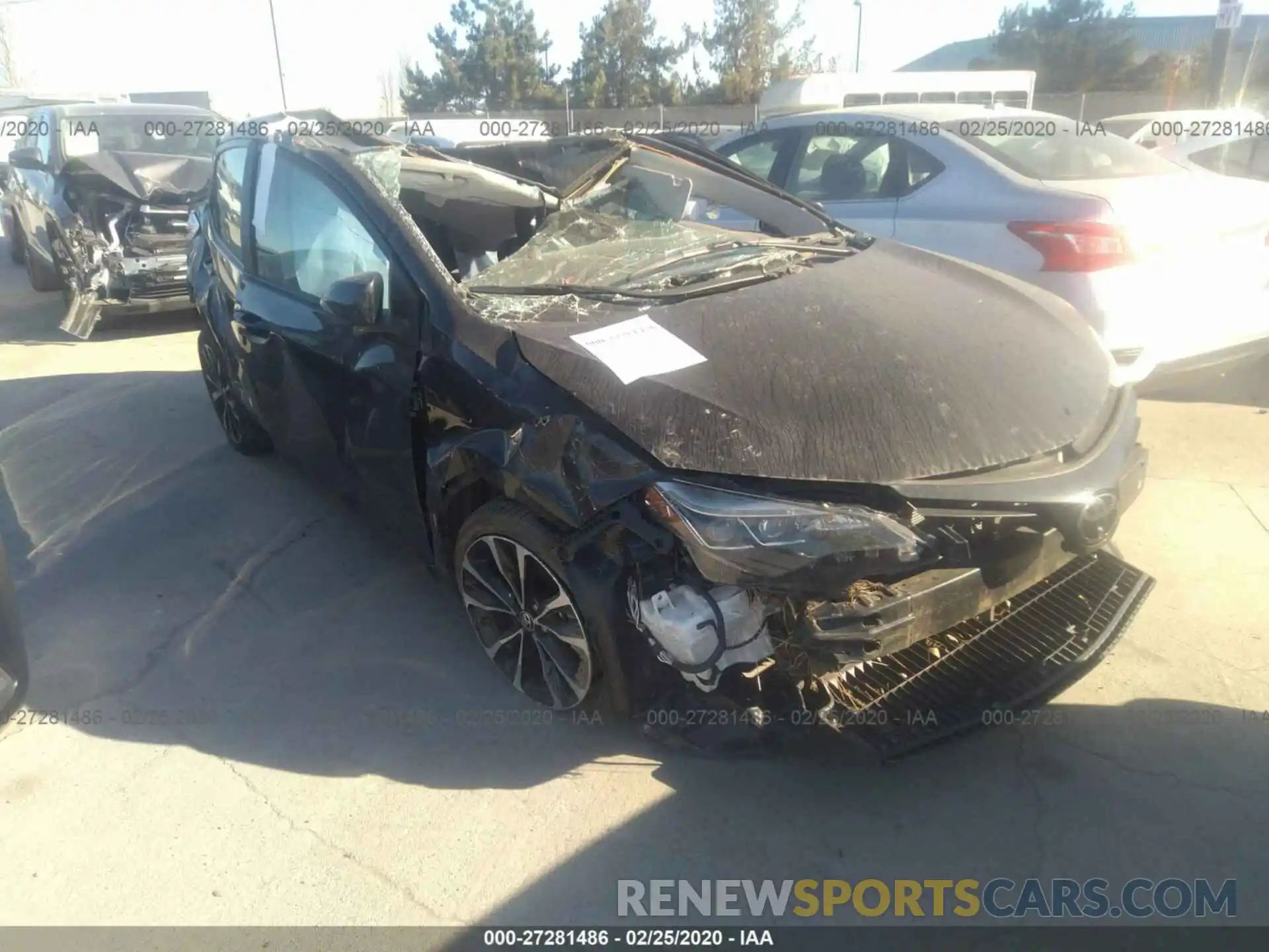 1 Photograph of a damaged car 5YFBURHE4KP933538 TOYOTA COROLLA 2019