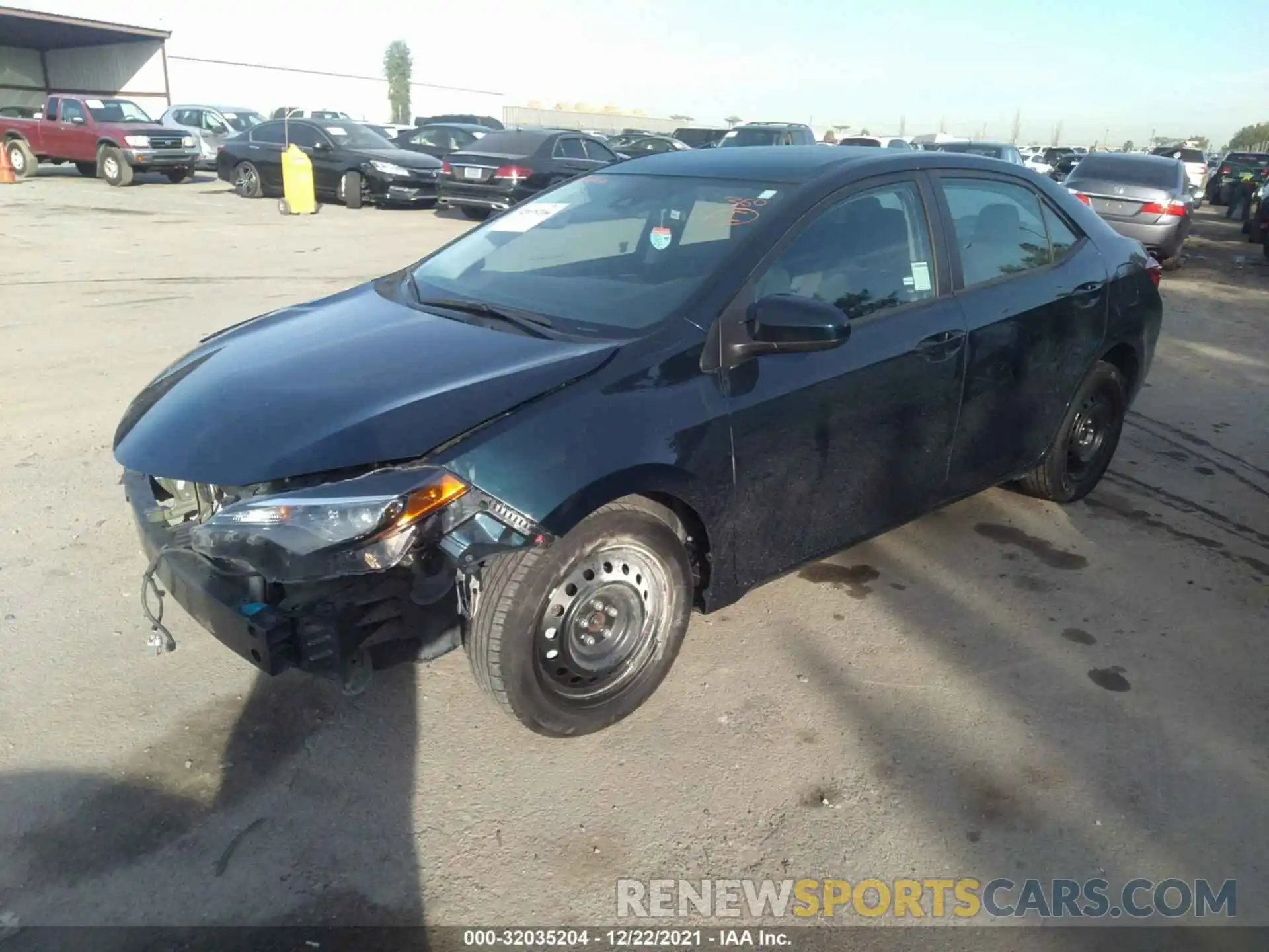 2 Photograph of a damaged car 5YFBURHE4KP934270 TOYOTA COROLLA 2019