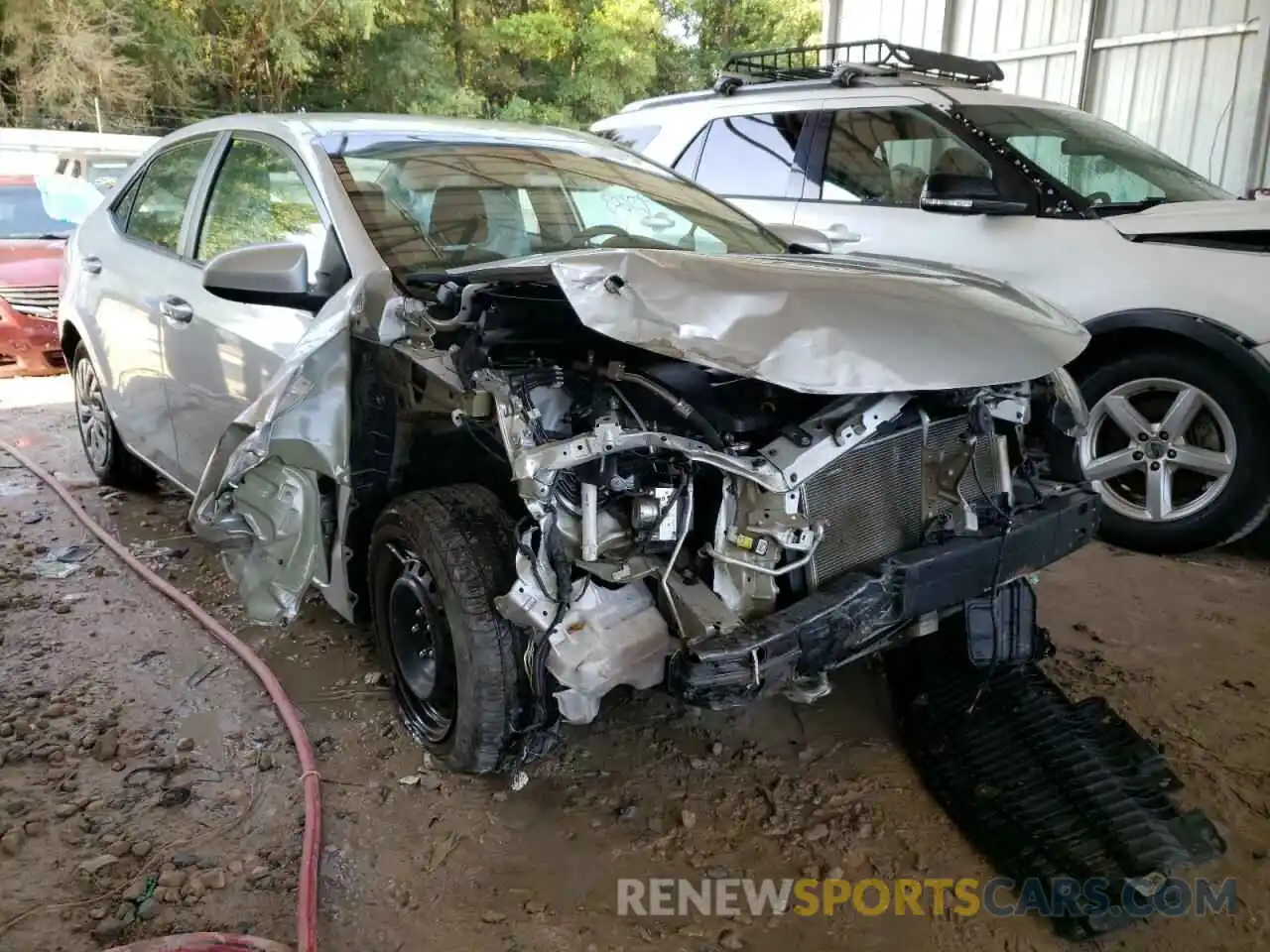 1 Photograph of a damaged car 5YFBURHE4KP934625 TOYOTA COROLLA 2019