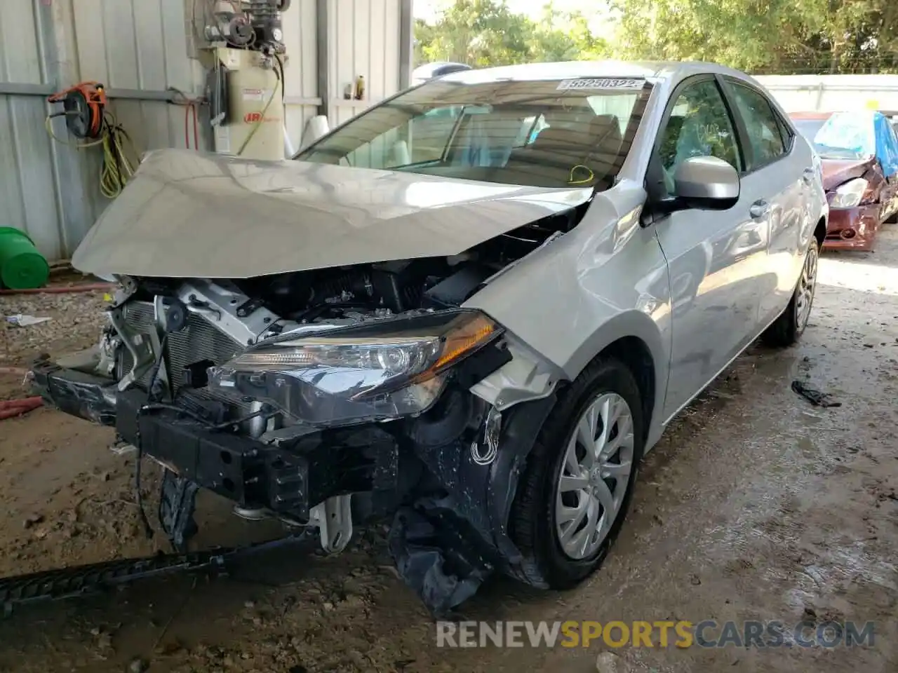 2 Photograph of a damaged car 5YFBURHE4KP934625 TOYOTA COROLLA 2019