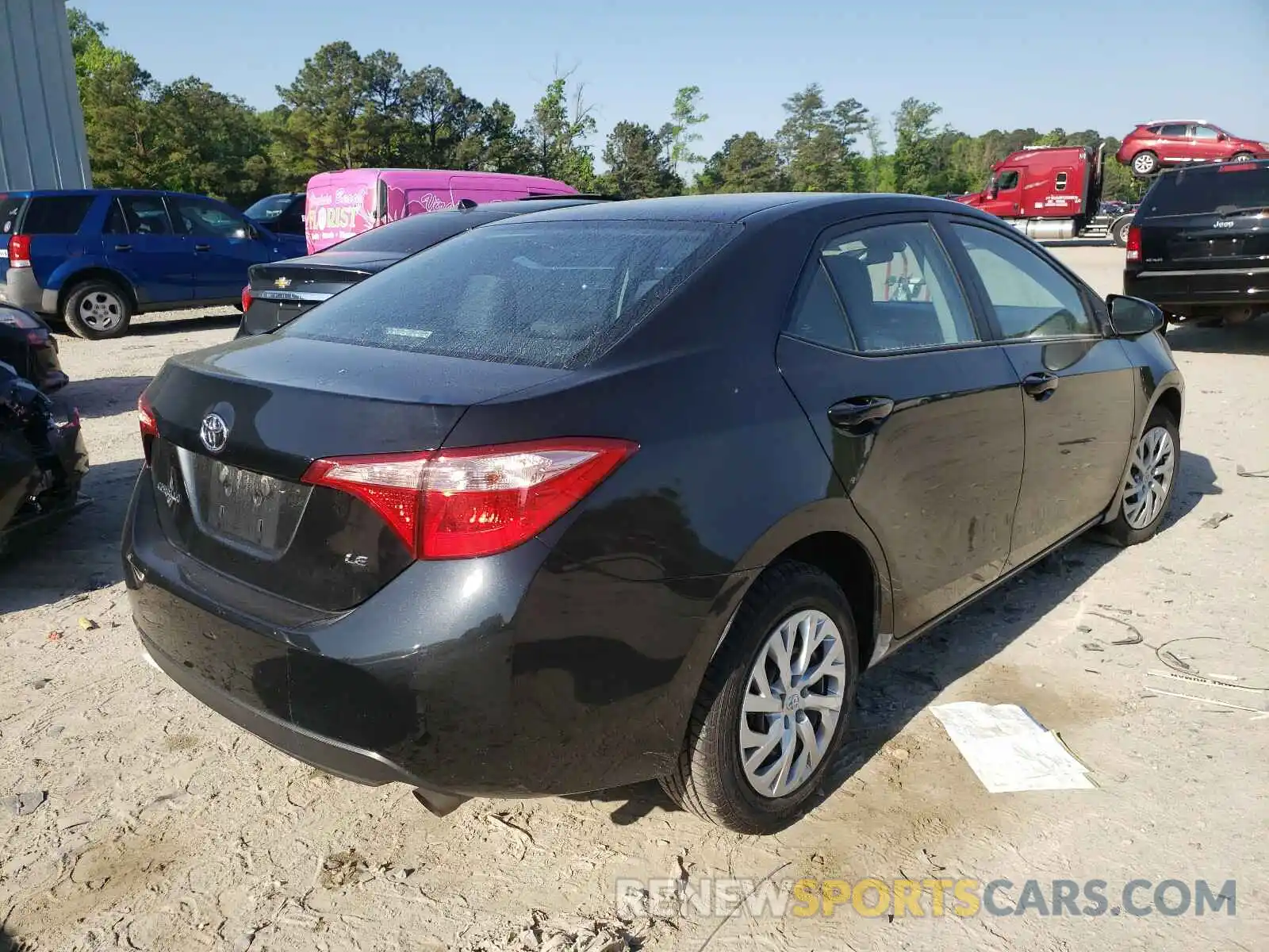 4 Photograph of a damaged car 5YFBURHE4KP934642 TOYOTA COROLLA 2019