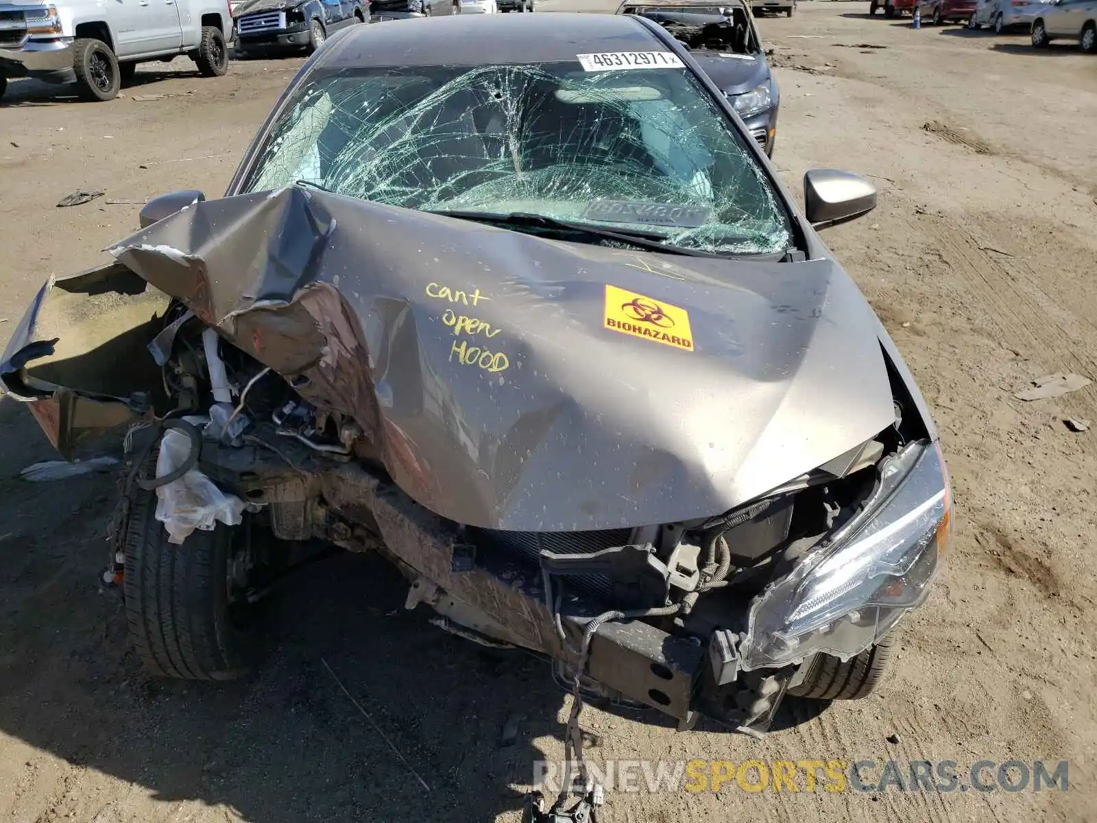 7 Photograph of a damaged car 5YFBURHE4KP934706 TOYOTA COROLLA 2019