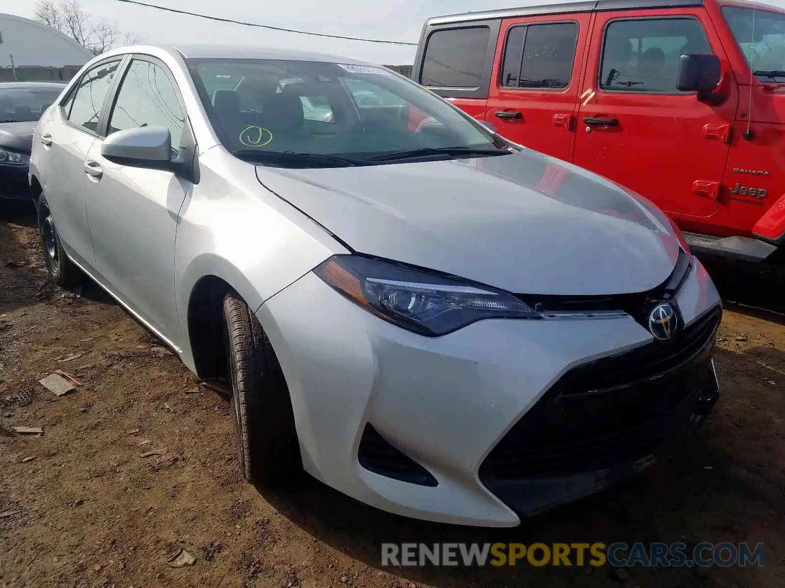 1 Photograph of a damaged car 5YFBURHE4KP934981 TOYOTA COROLLA 2019