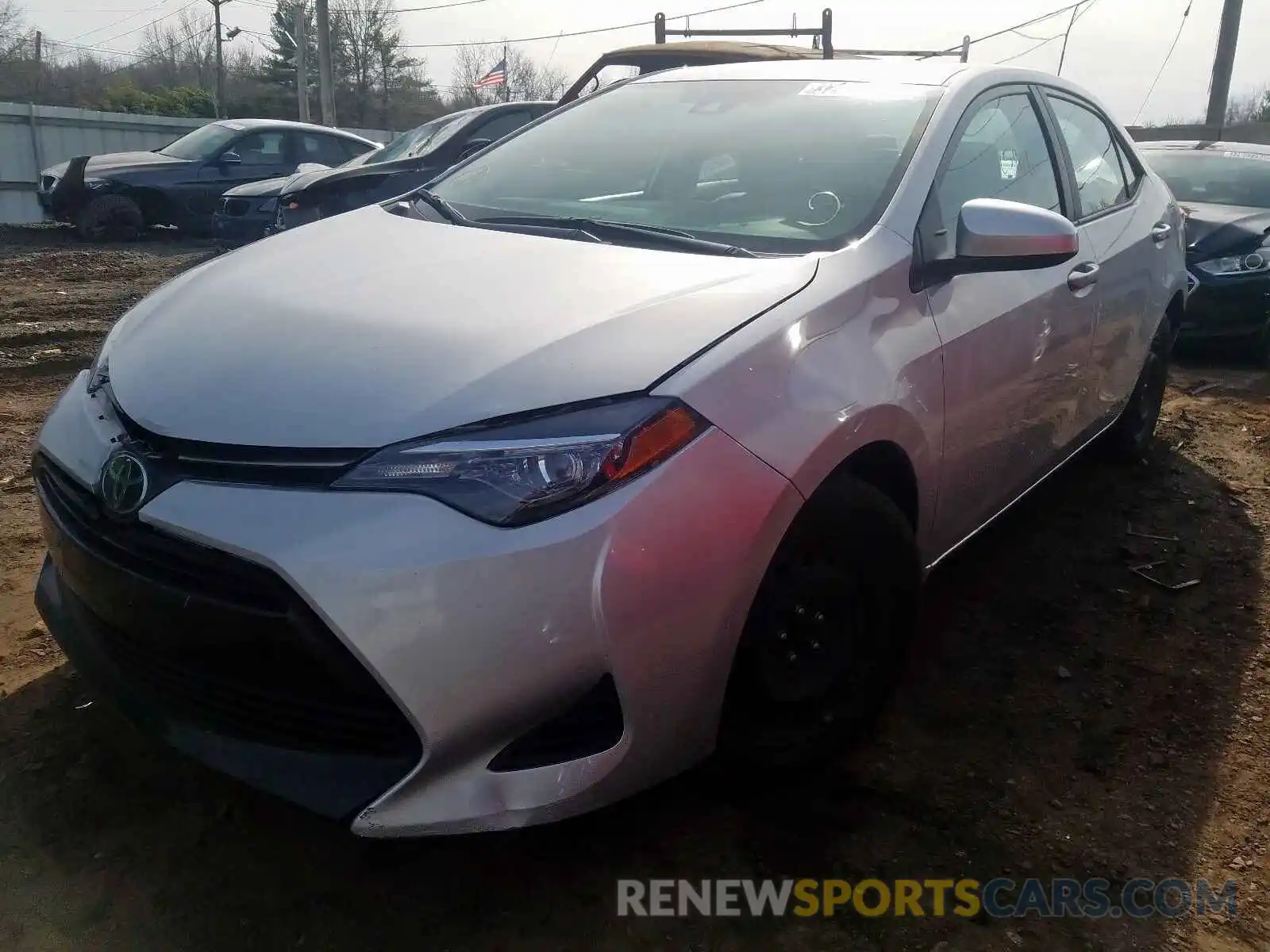 2 Photograph of a damaged car 5YFBURHE4KP934981 TOYOTA COROLLA 2019