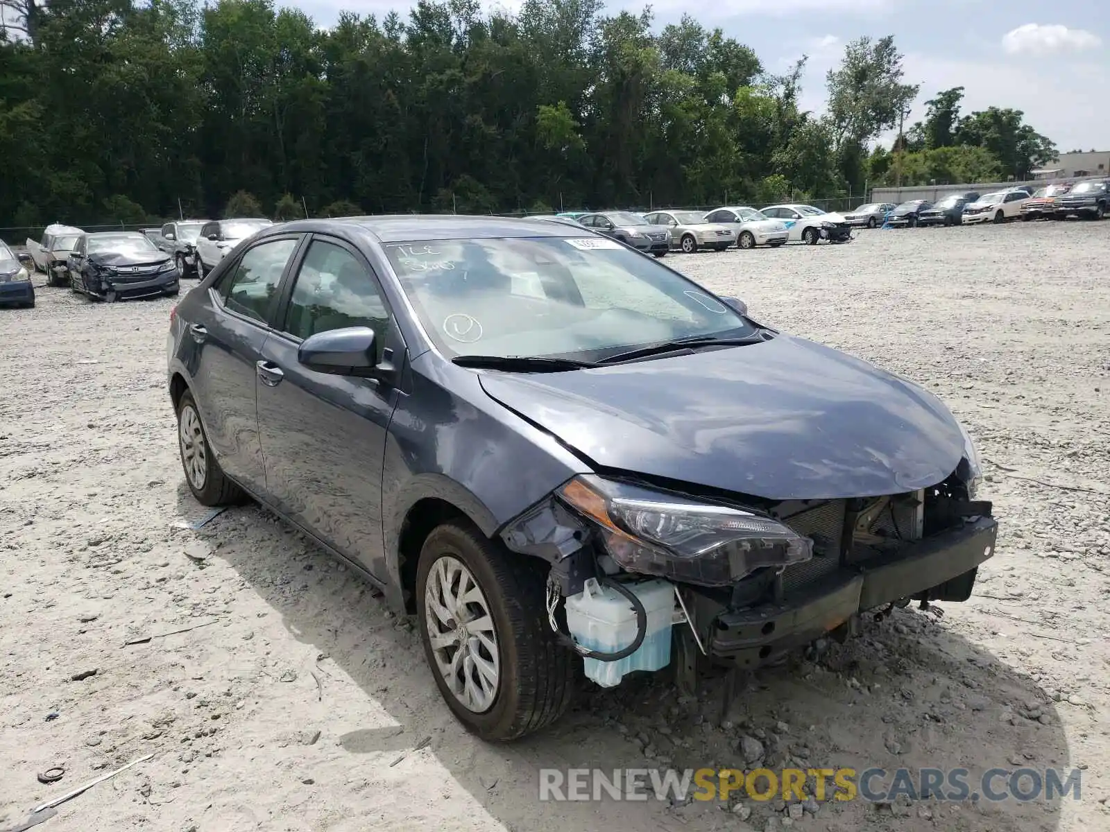 1 Photograph of a damaged car 5YFBURHE4KP935080 TOYOTA COROLLA 2019