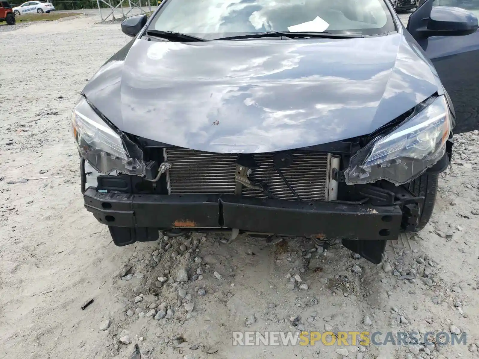 9 Photograph of a damaged car 5YFBURHE4KP935080 TOYOTA COROLLA 2019