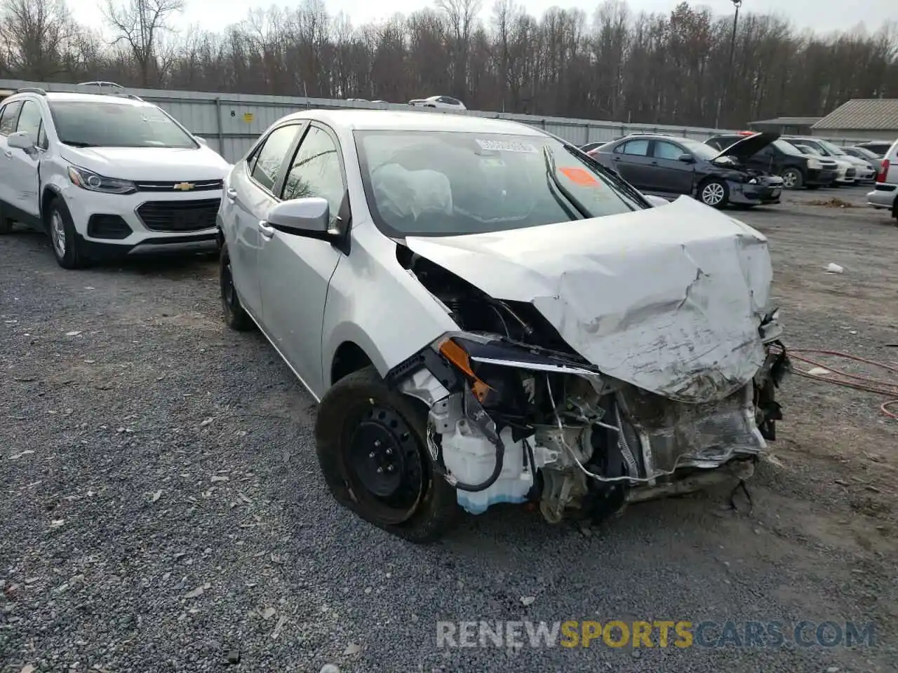 1 Photograph of a damaged car 5YFBURHE4KP935452 TOYOTA COROLLA 2019