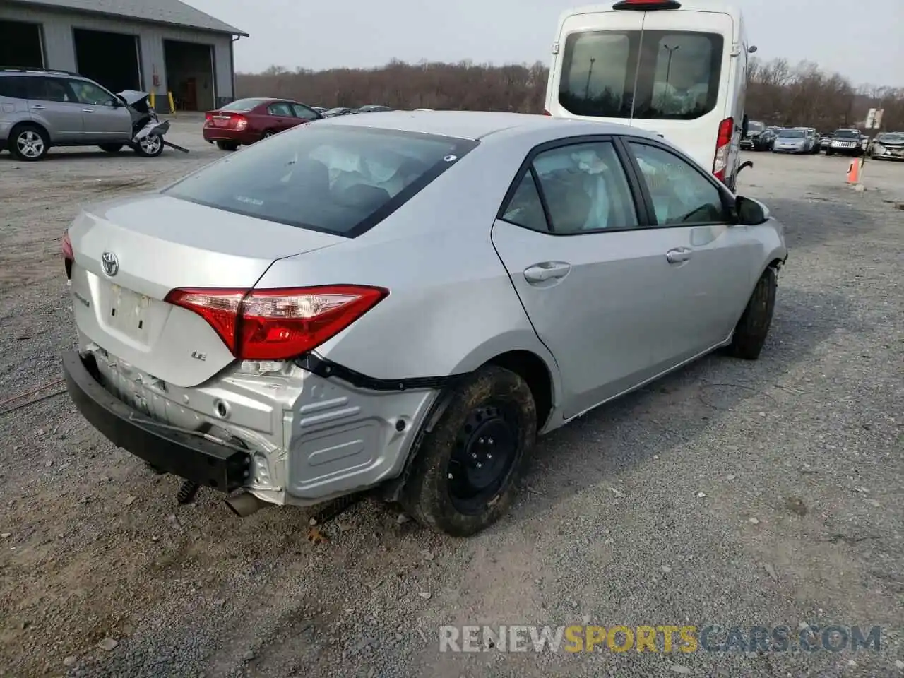 4 Photograph of a damaged car 5YFBURHE4KP935452 TOYOTA COROLLA 2019