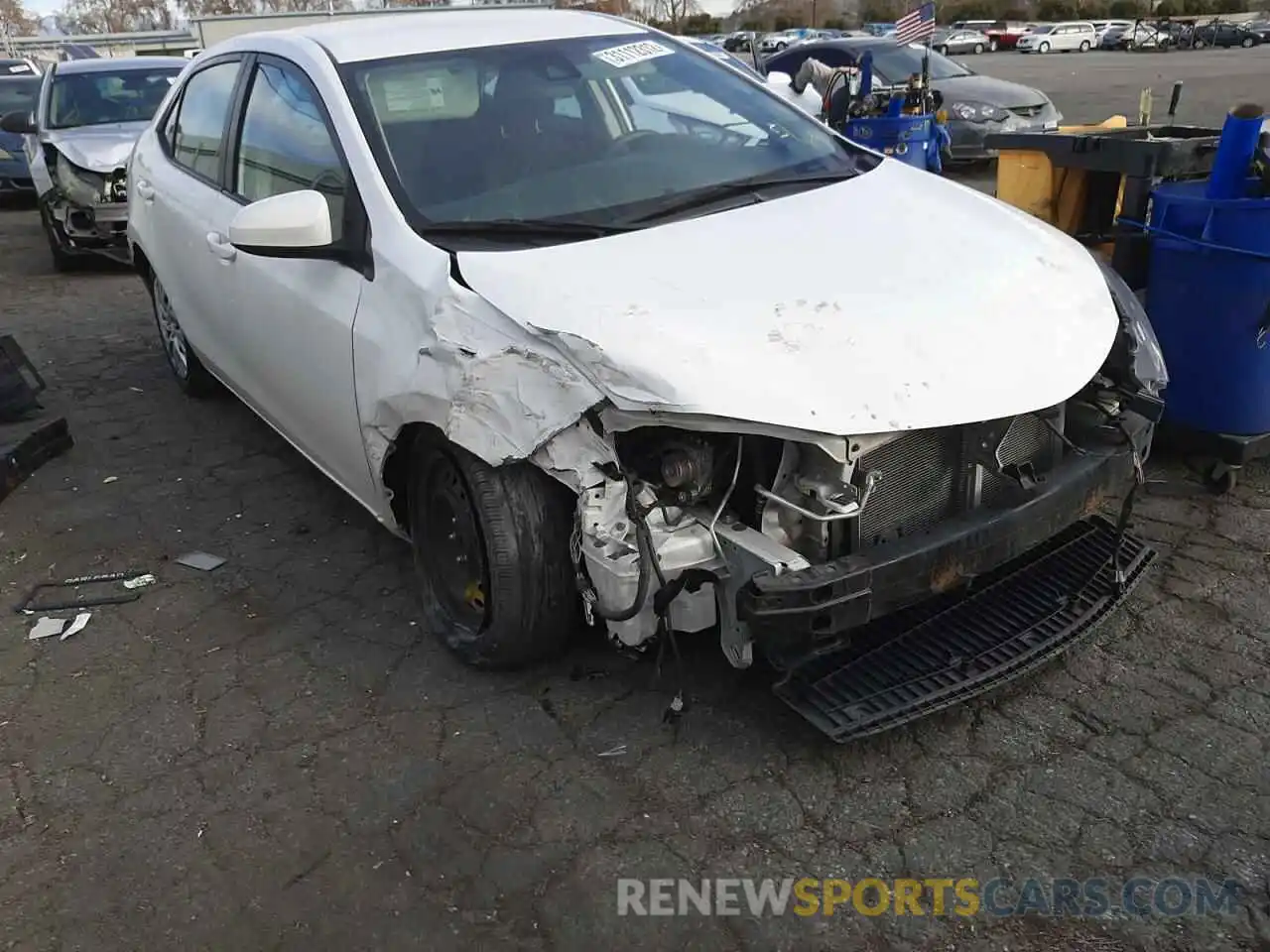 1 Photograph of a damaged car 5YFBURHE4KP935533 TOYOTA COROLLA 2019