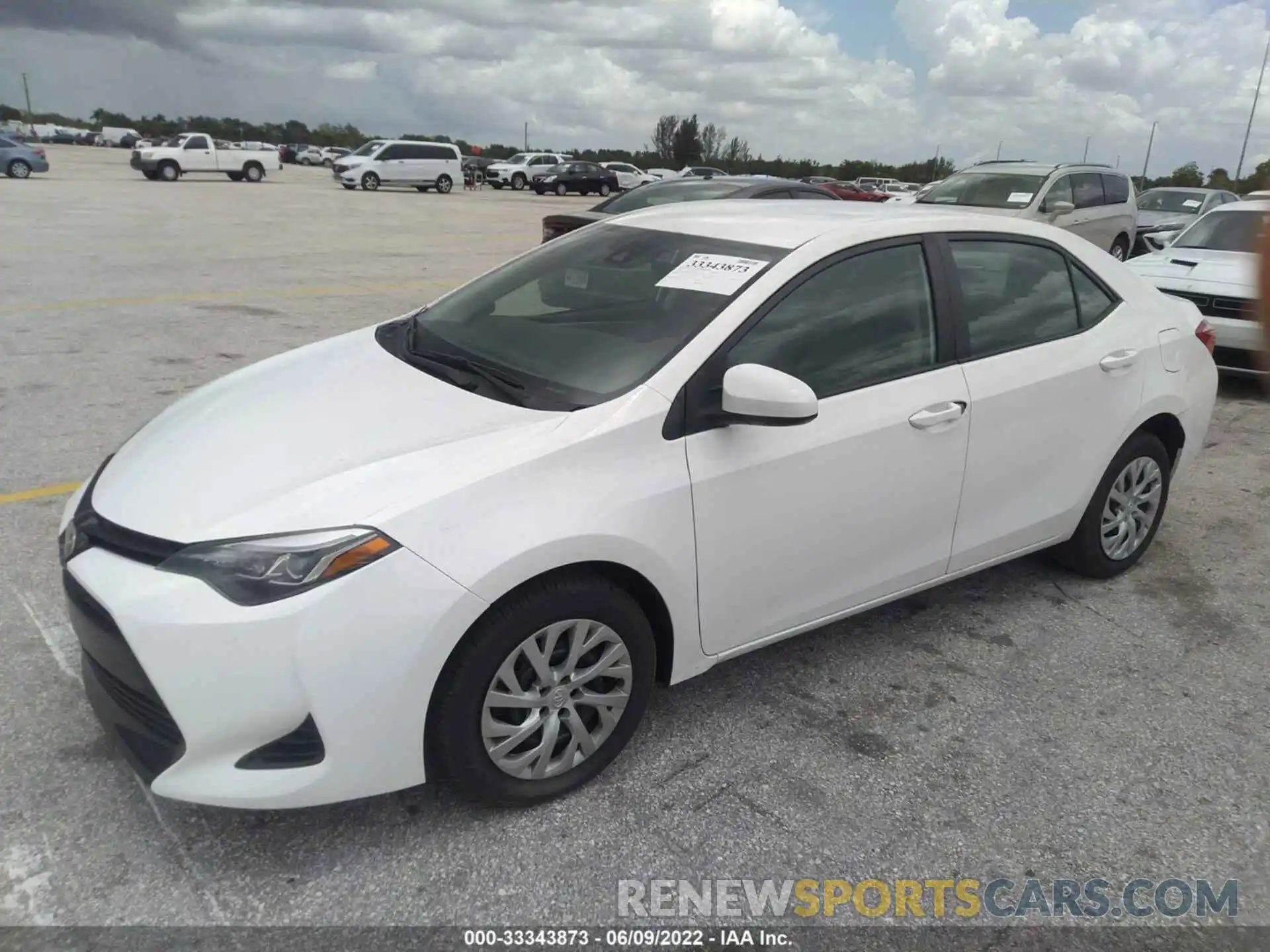 2 Photograph of a damaged car 5YFBURHE4KP936052 TOYOTA COROLLA 2019