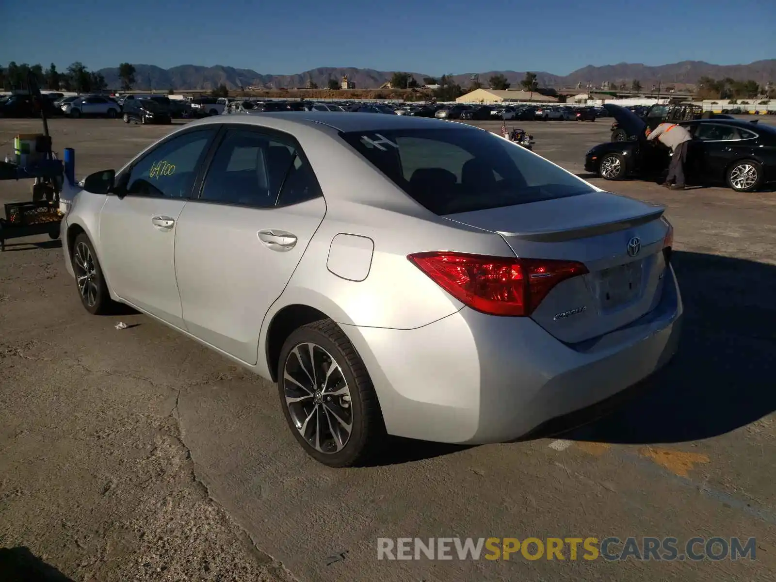 3 Photograph of a damaged car 5YFBURHE4KP936472 TOYOTA COROLLA 2019