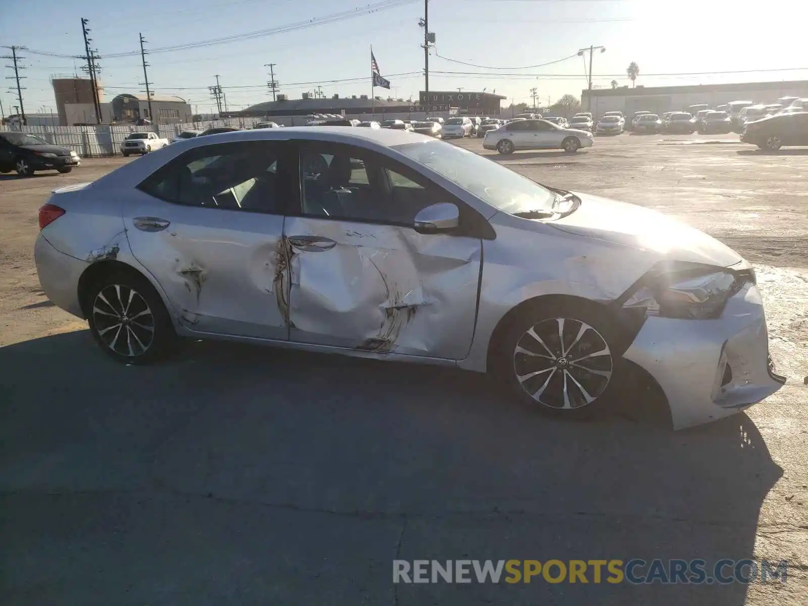 9 Photograph of a damaged car 5YFBURHE4KP936472 TOYOTA COROLLA 2019