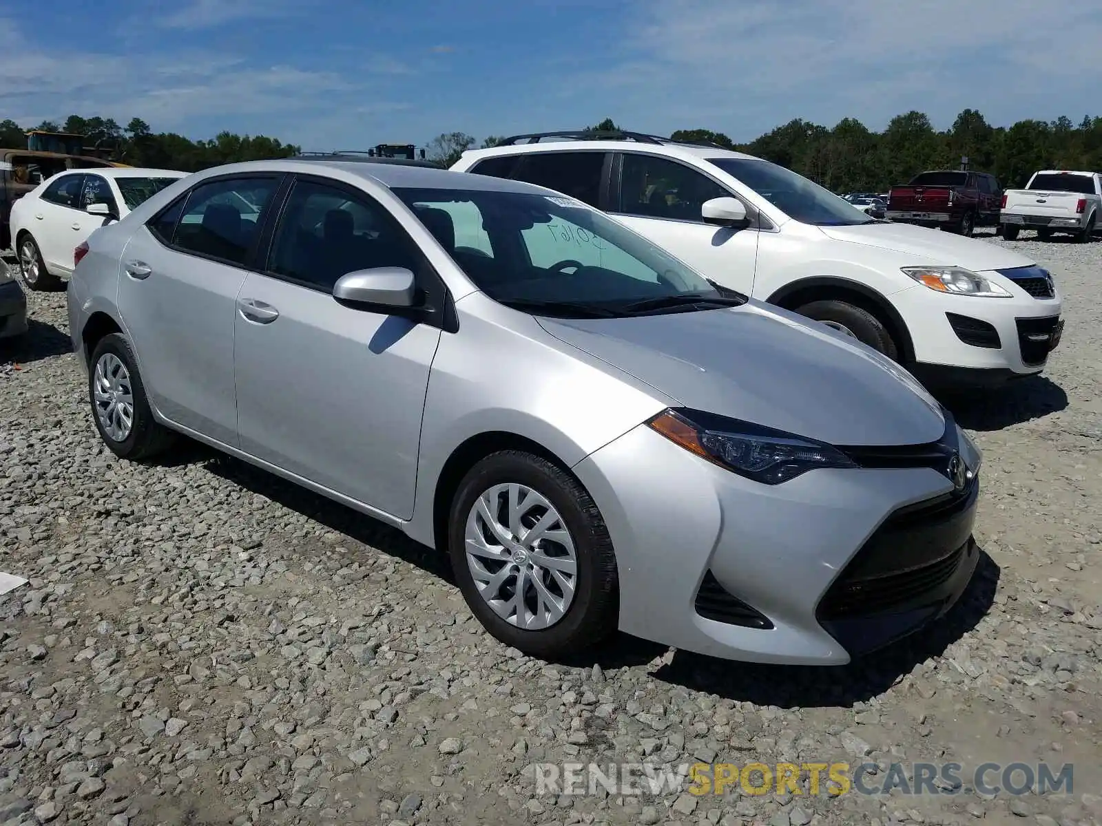 1 Photograph of a damaged car 5YFBURHE4KP936567 TOYOTA COROLLA 2019