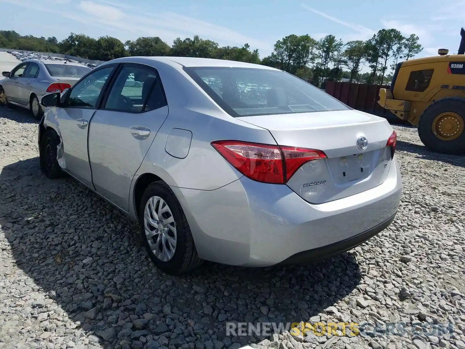 3 Photograph of a damaged car 5YFBURHE4KP936567 TOYOTA COROLLA 2019