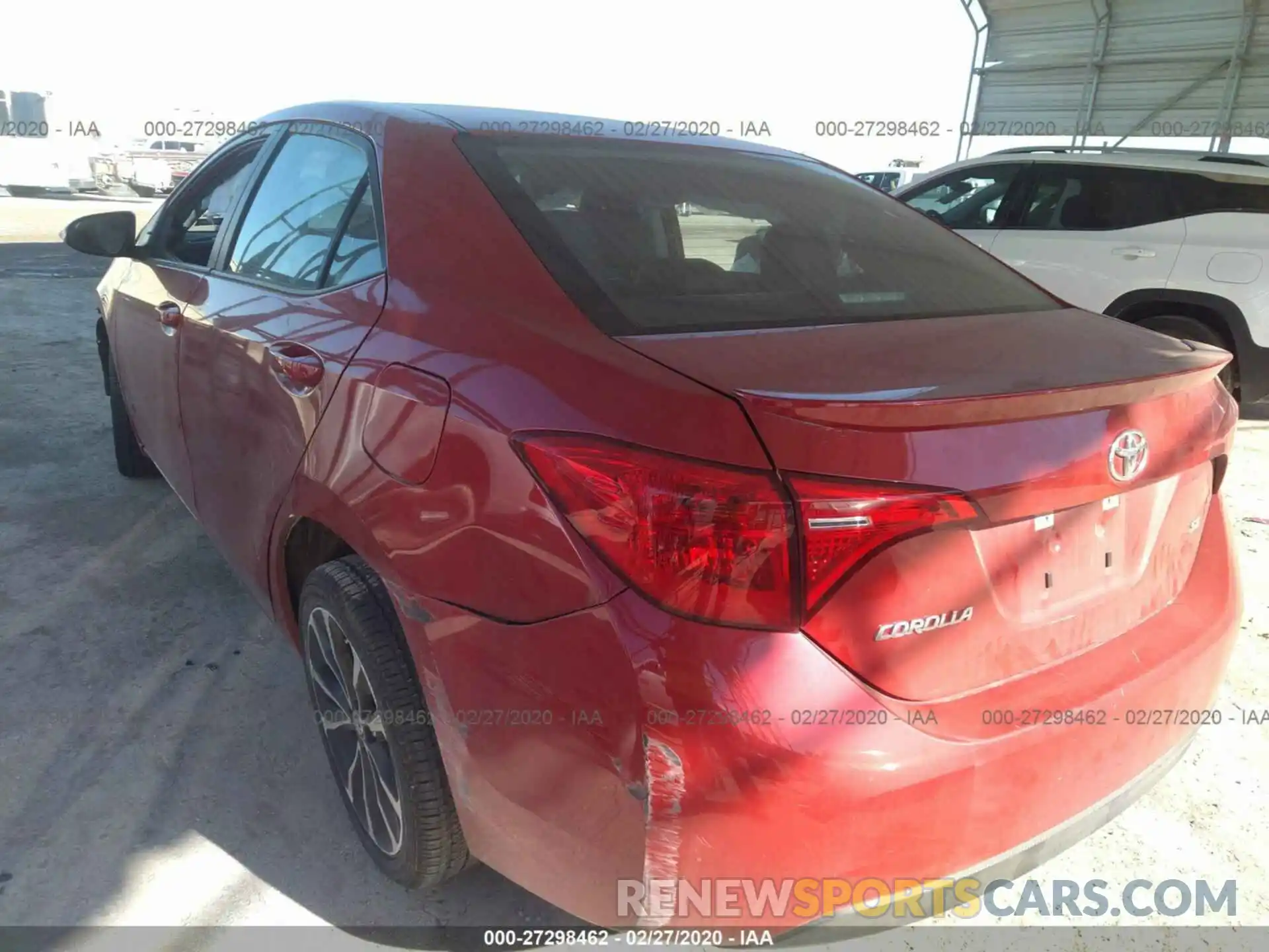 3 Photograph of a damaged car 5YFBURHE4KP936715 TOYOTA COROLLA 2019