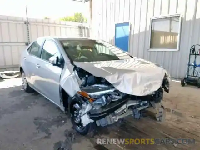 1 Photograph of a damaged car 5YFBURHE4KP936875 TOYOTA COROLLA 2019