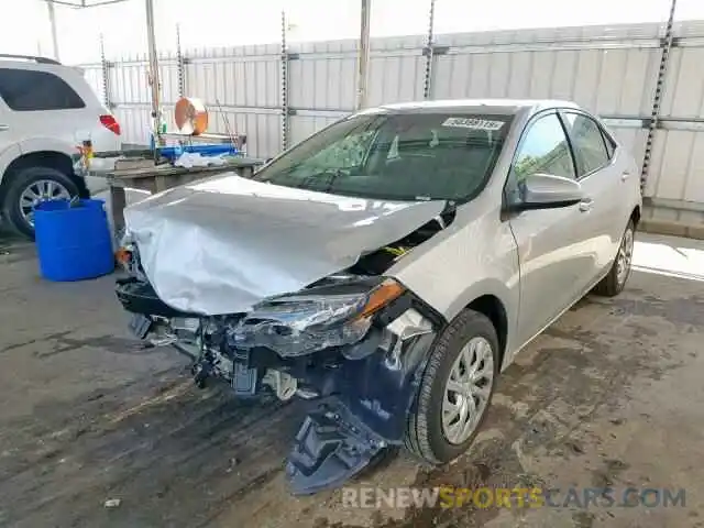 2 Photograph of a damaged car 5YFBURHE4KP936875 TOYOTA COROLLA 2019