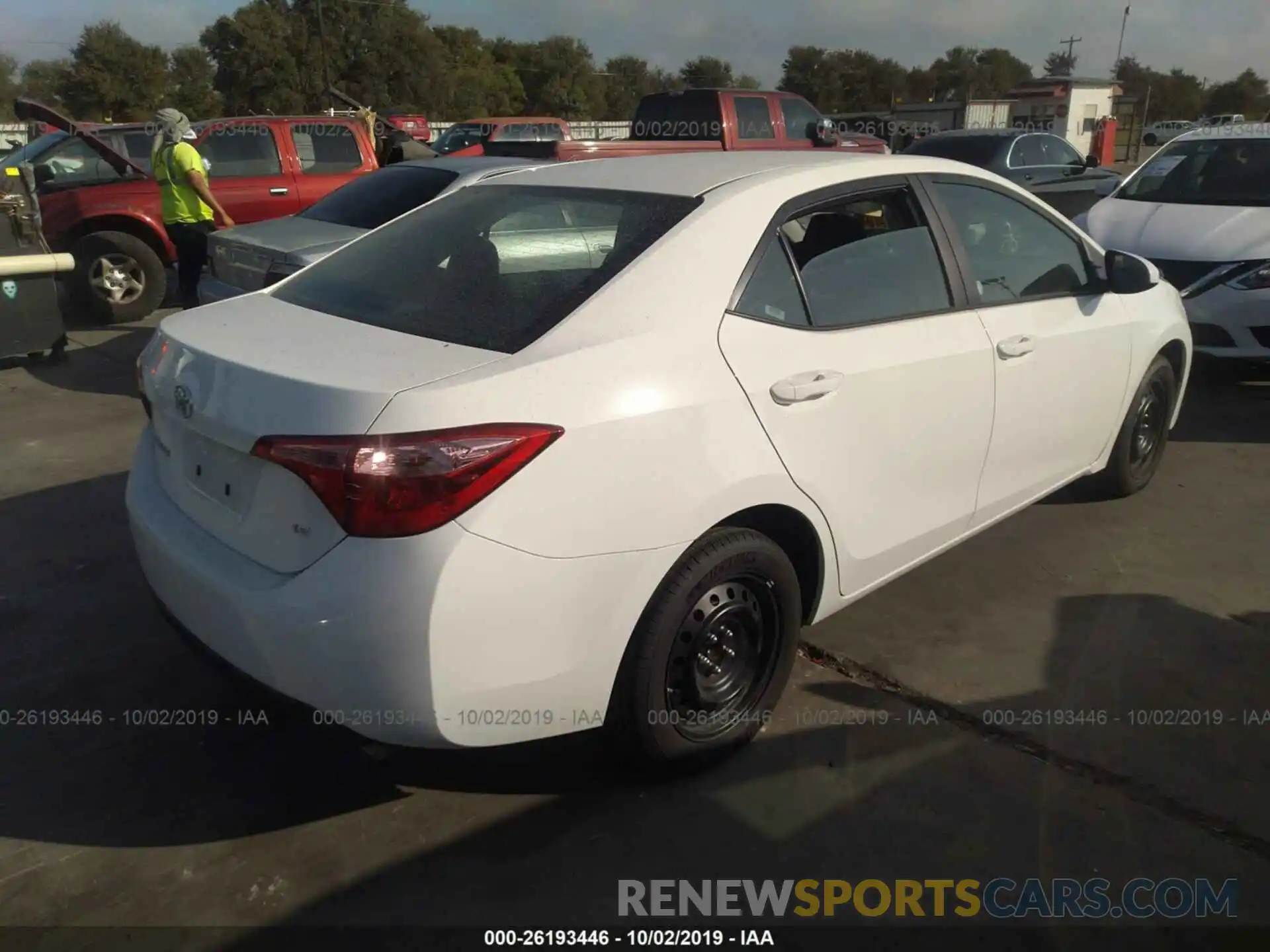 4 Photograph of a damaged car 5YFBURHE4KP937685 TOYOTA COROLLA 2019