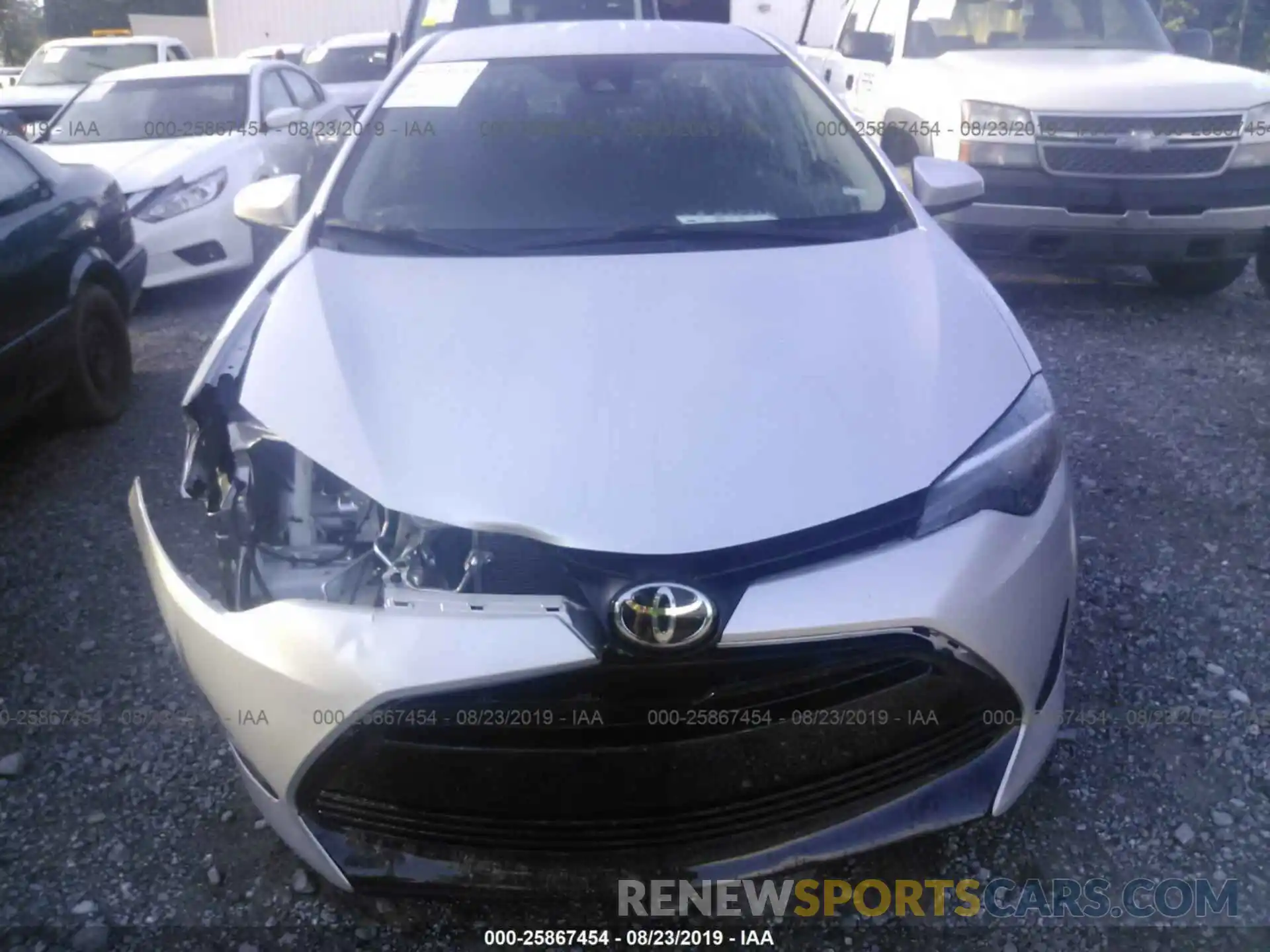 6 Photograph of a damaged car 5YFBURHE4KP937699 TOYOTA COROLLA 2019