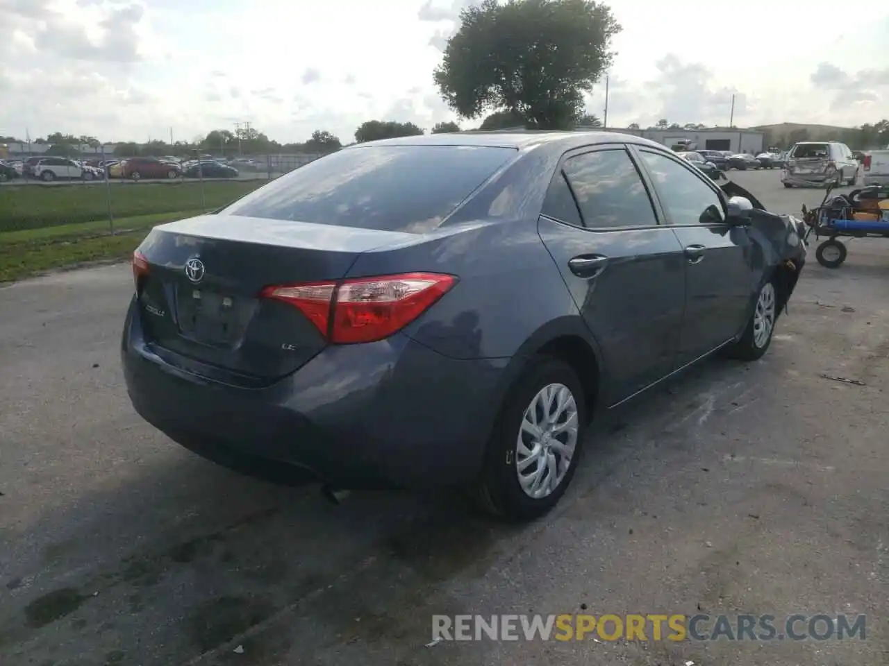 4 Photograph of a damaged car 5YFBURHE4KP937962 TOYOTA COROLLA 2019