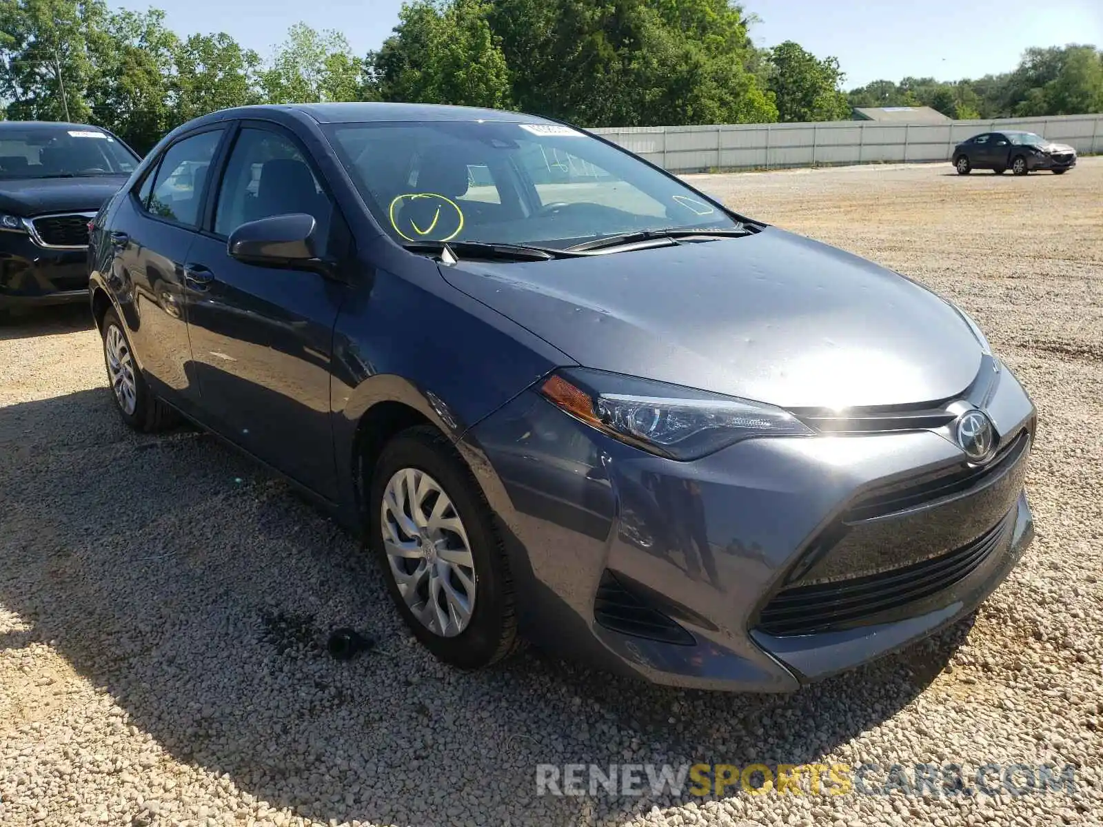 1 Photograph of a damaged car 5YFBURHE4KP938402 TOYOTA COROLLA 2019