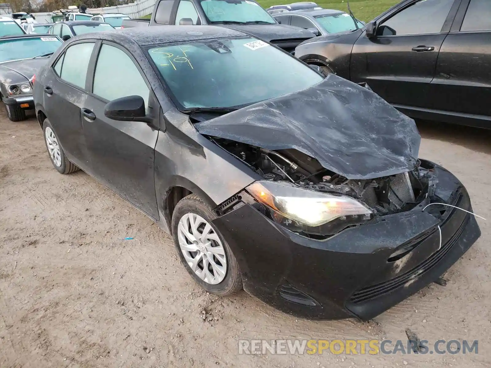 1 Photograph of a damaged car 5YFBURHE4KP938688 TOYOTA COROLLA 2019