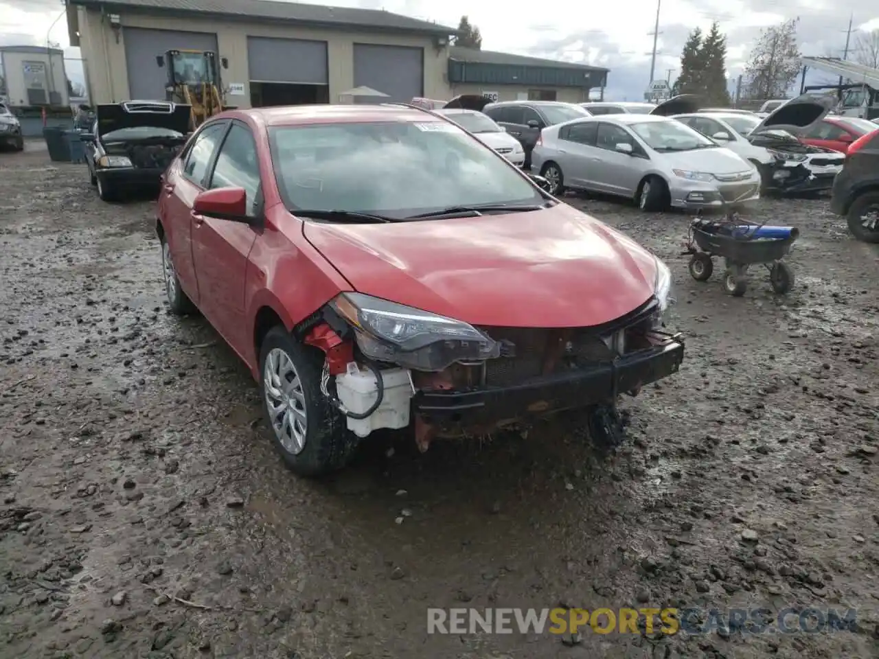 1 Photograph of a damaged car 5YFBURHE4KP938951 TOYOTA COROLLA 2019