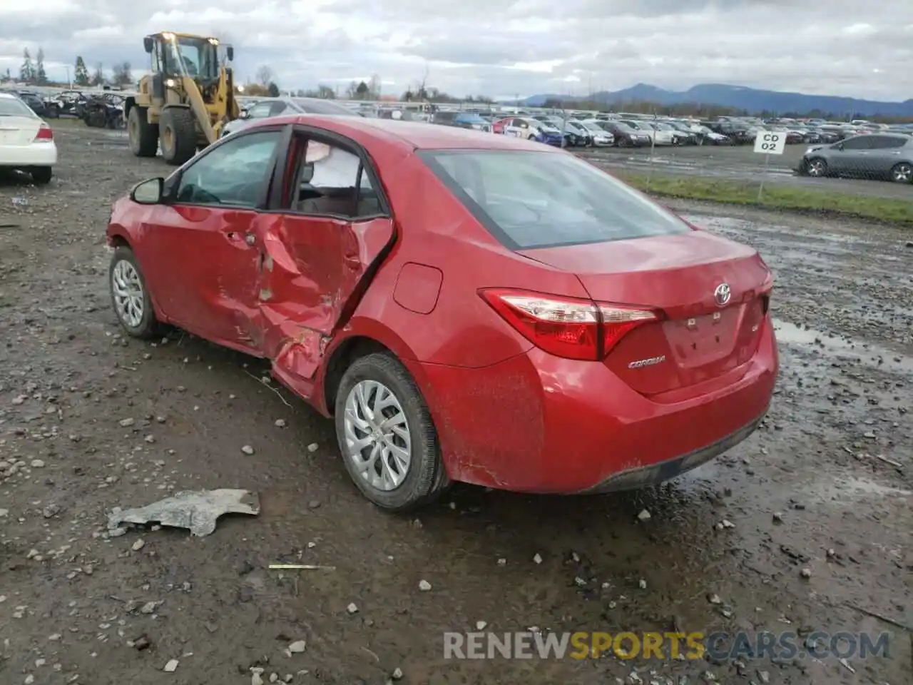 3 Photograph of a damaged car 5YFBURHE4KP938951 TOYOTA COROLLA 2019