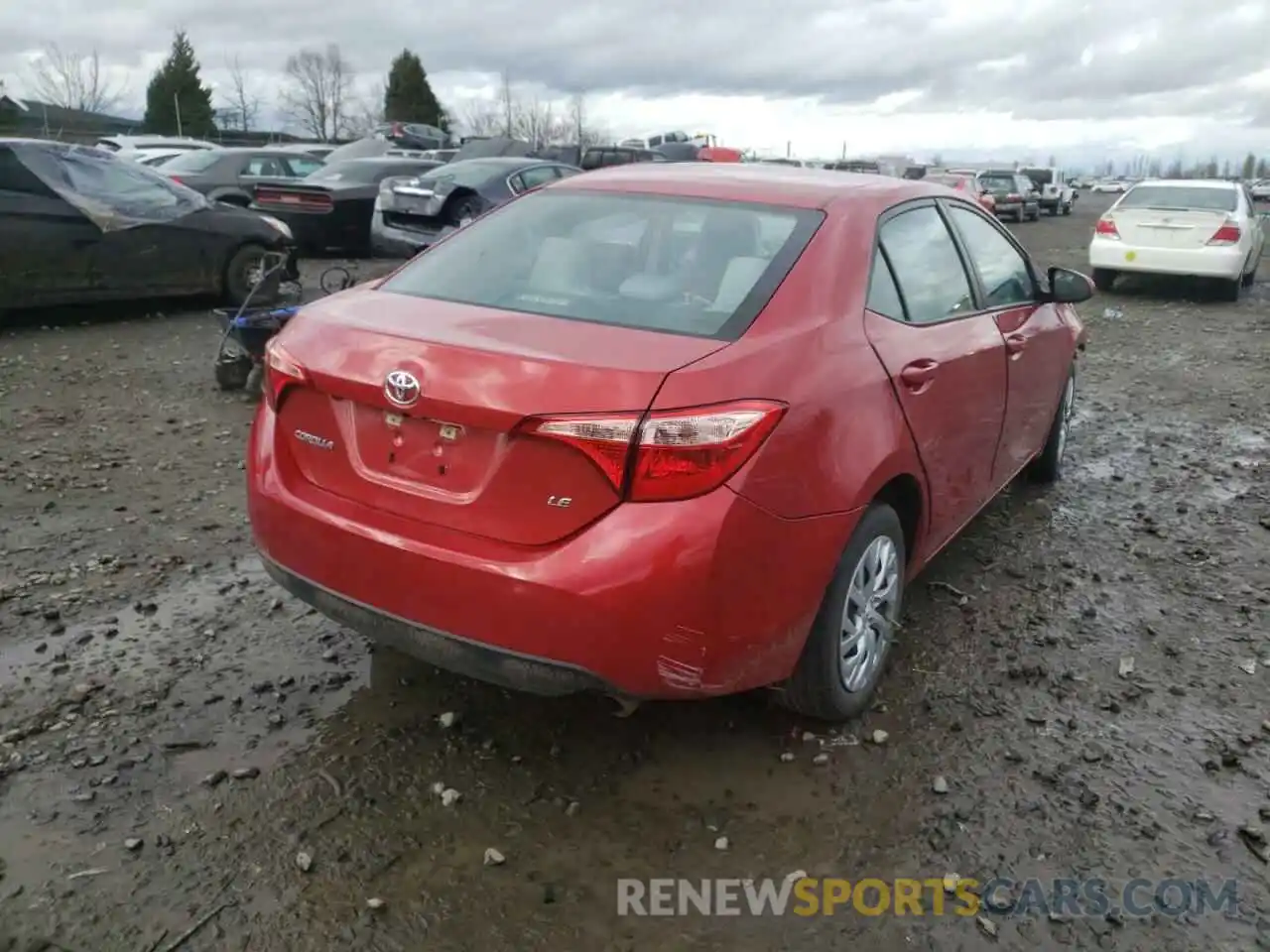 4 Photograph of a damaged car 5YFBURHE4KP938951 TOYOTA COROLLA 2019