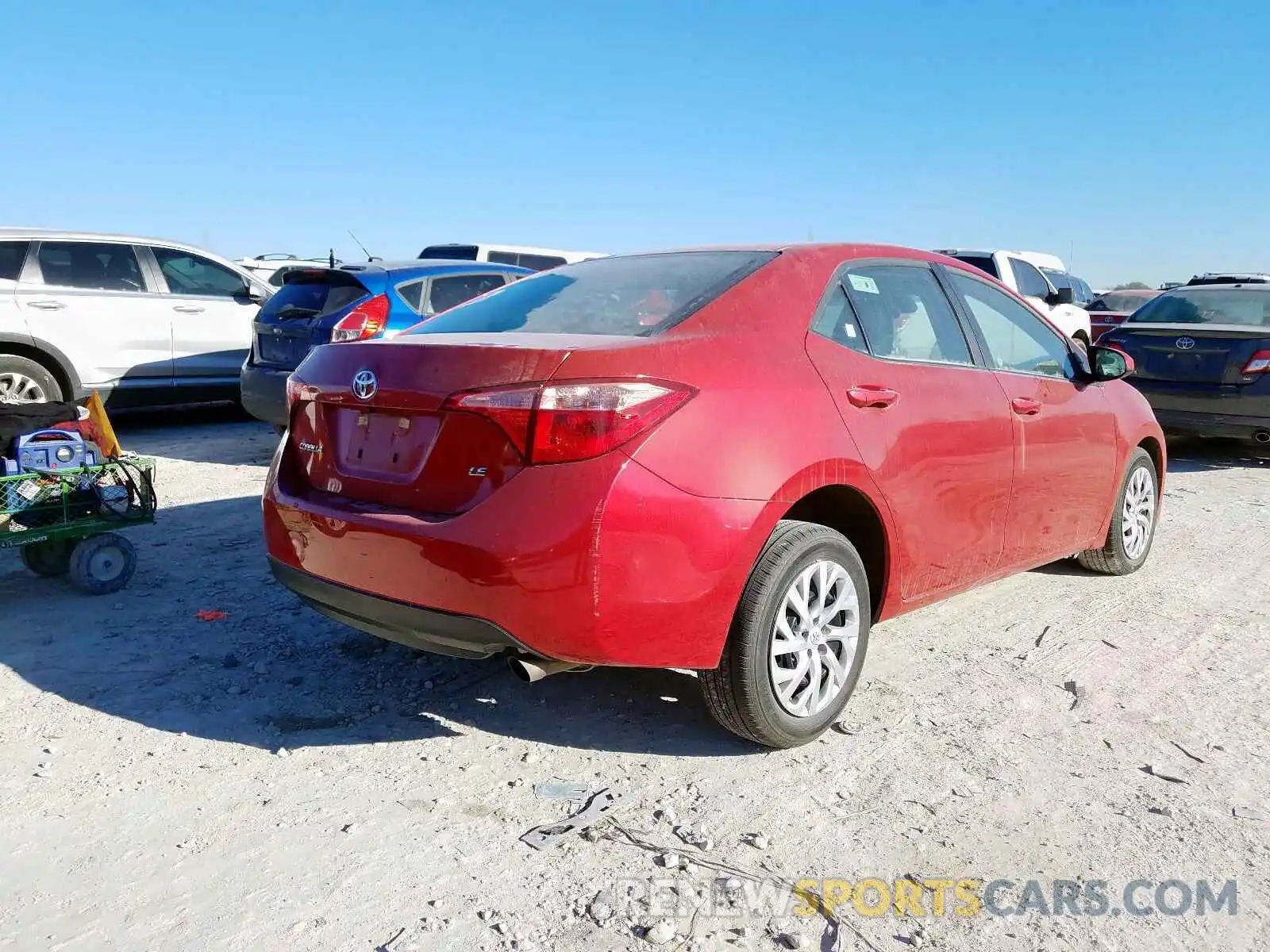 4 Photograph of a damaged car 5YFBURHE4KP939078 TOYOTA COROLLA 2019