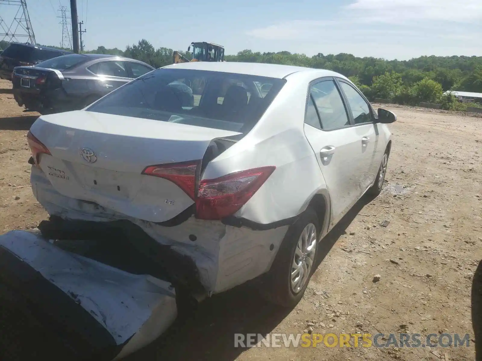 4 Photograph of a damaged car 5YFBURHE4KP939081 TOYOTA COROLLA 2019