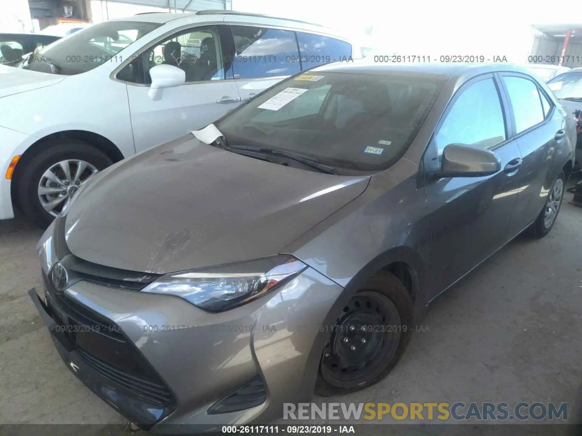 2 Photograph of a damaged car 5YFBURHE4KP939114 TOYOTA COROLLA 2019