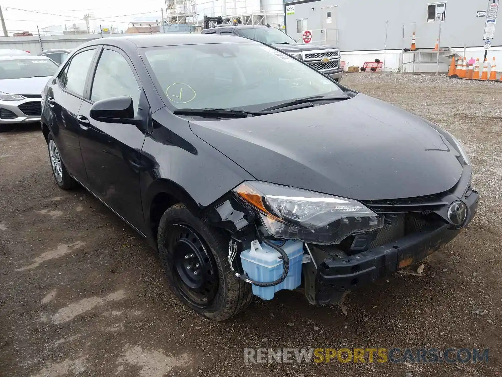 1 Photograph of a damaged car 5YFBURHE4KP939307 TOYOTA COROLLA 2019