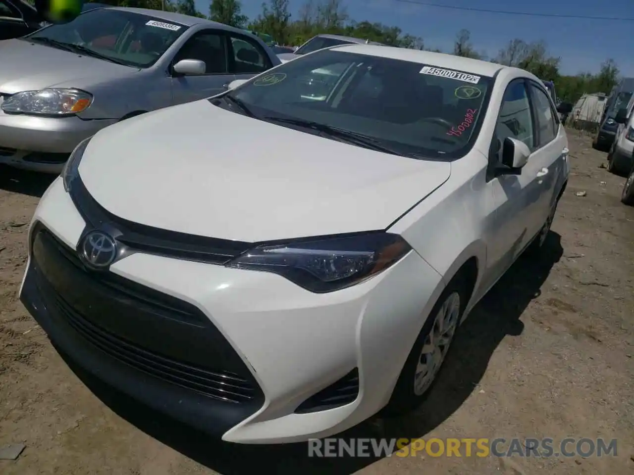 2 Photograph of a damaged car 5YFBURHE4KP939419 TOYOTA COROLLA 2019