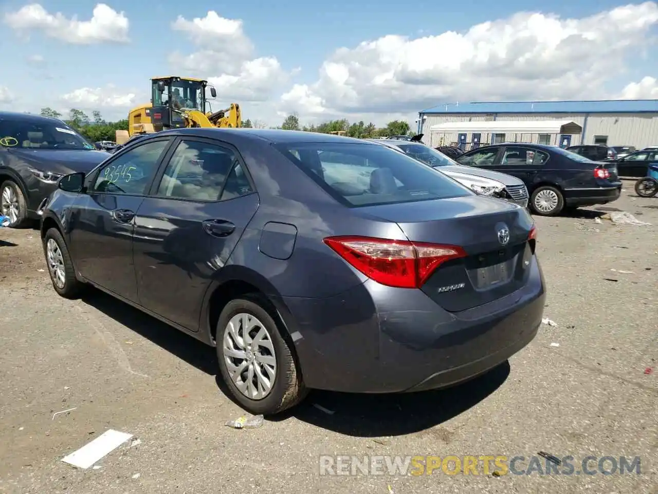 3 Photograph of a damaged car 5YFBURHE4KP939467 TOYOTA COROLLA 2019