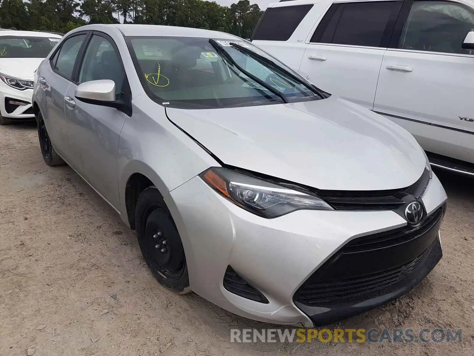 1 Photograph of a damaged car 5YFBURHE4KP939484 TOYOTA COROLLA 2019