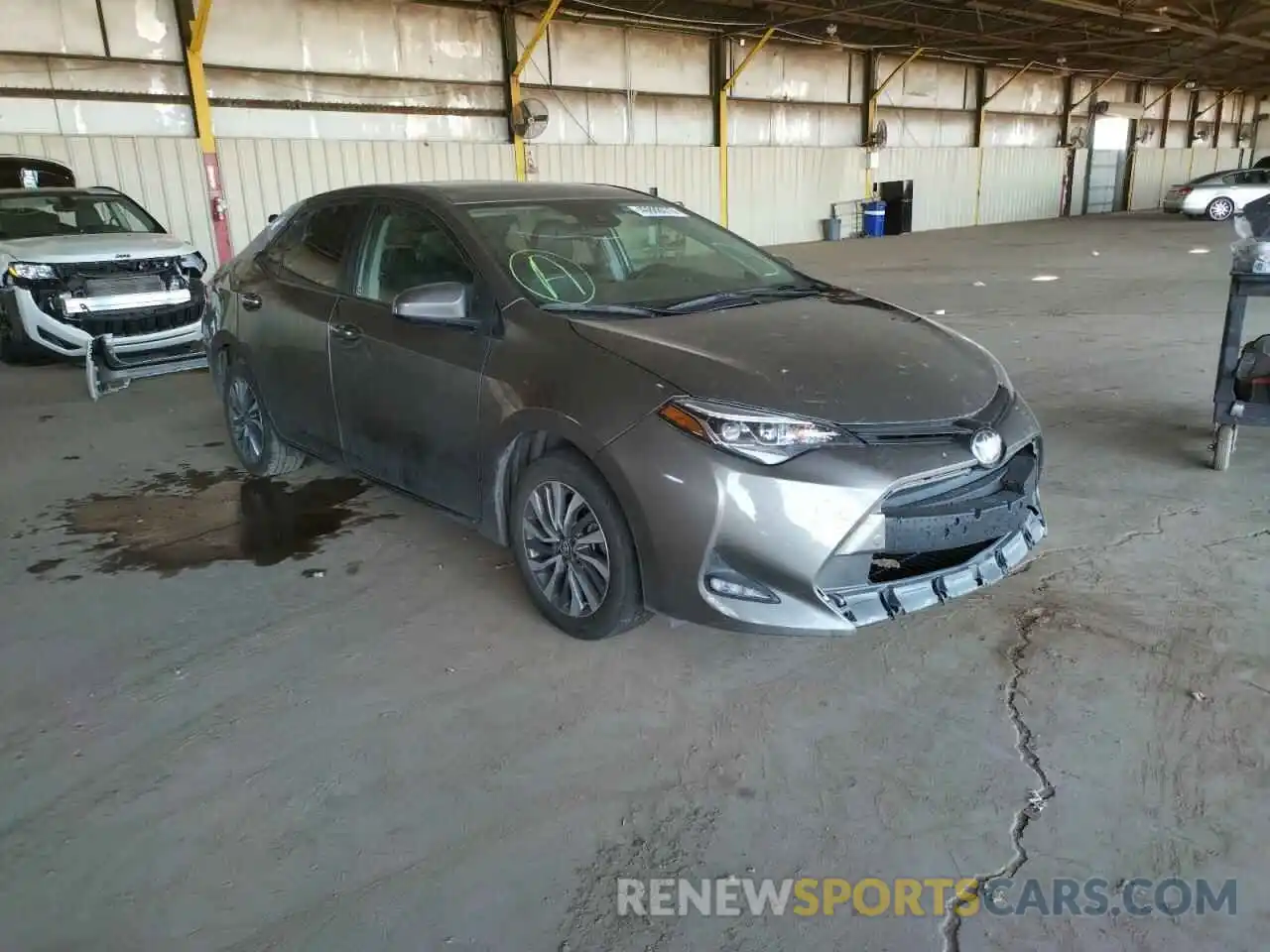 1 Photograph of a damaged car 5YFBURHE4KP939694 TOYOTA COROLLA 2019