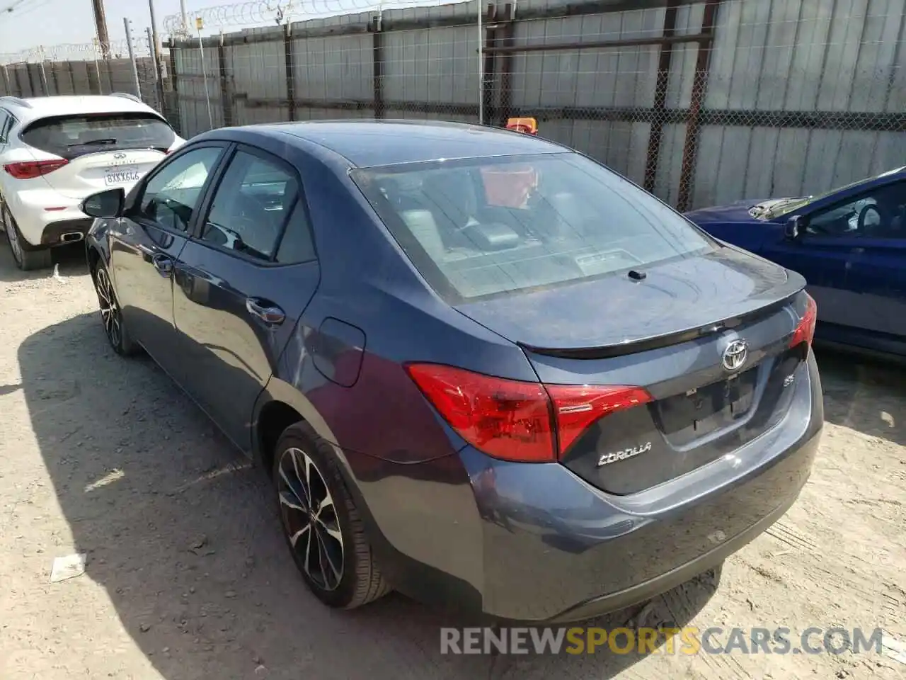 3 Photograph of a damaged car 5YFBURHE4KP939744 TOYOTA COROLLA 2019