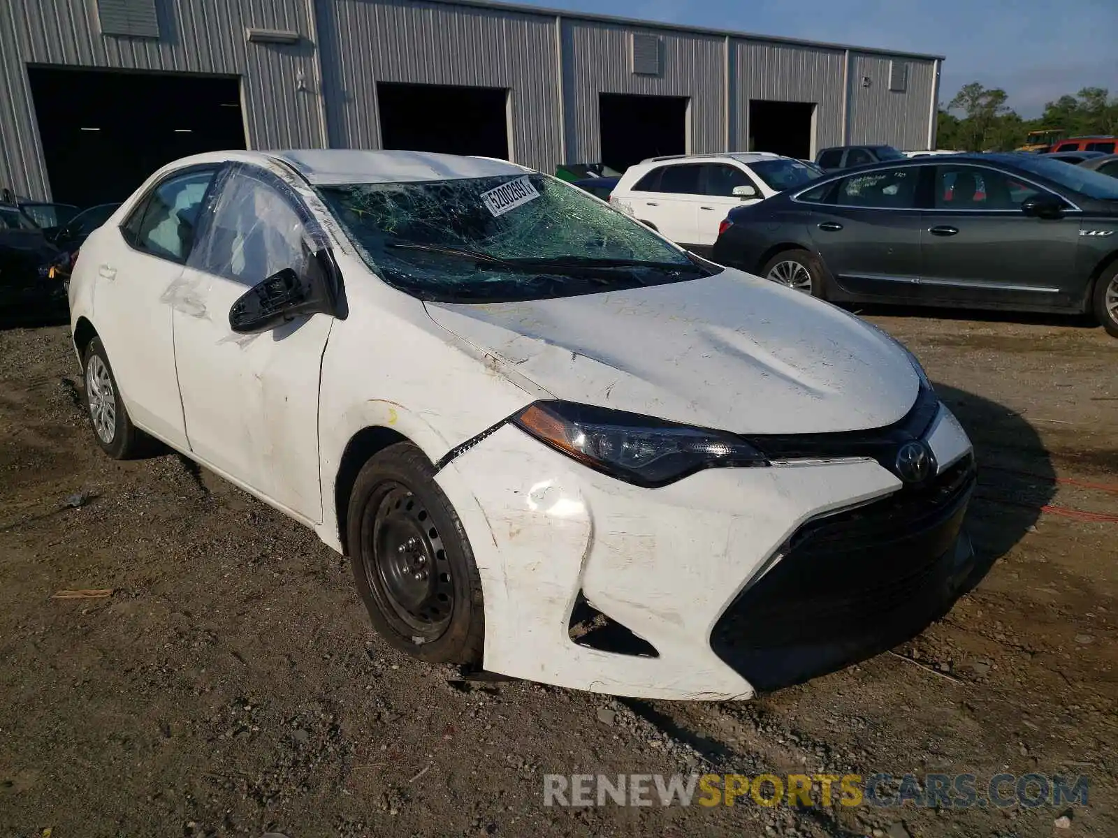 1 Photograph of a damaged car 5YFBURHE4KP939985 TOYOTA COROLLA 2019