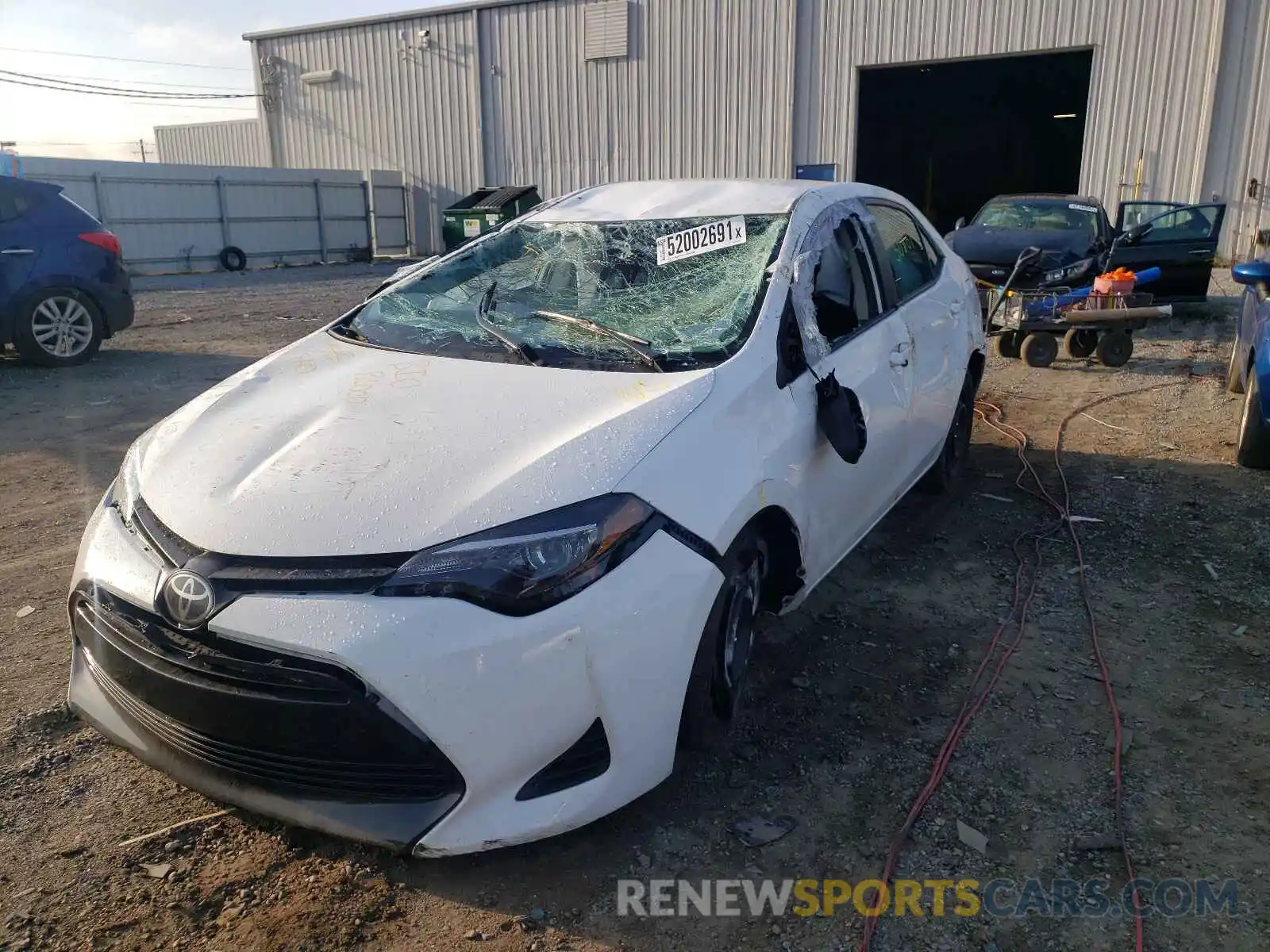 2 Photograph of a damaged car 5YFBURHE4KP939985 TOYOTA COROLLA 2019