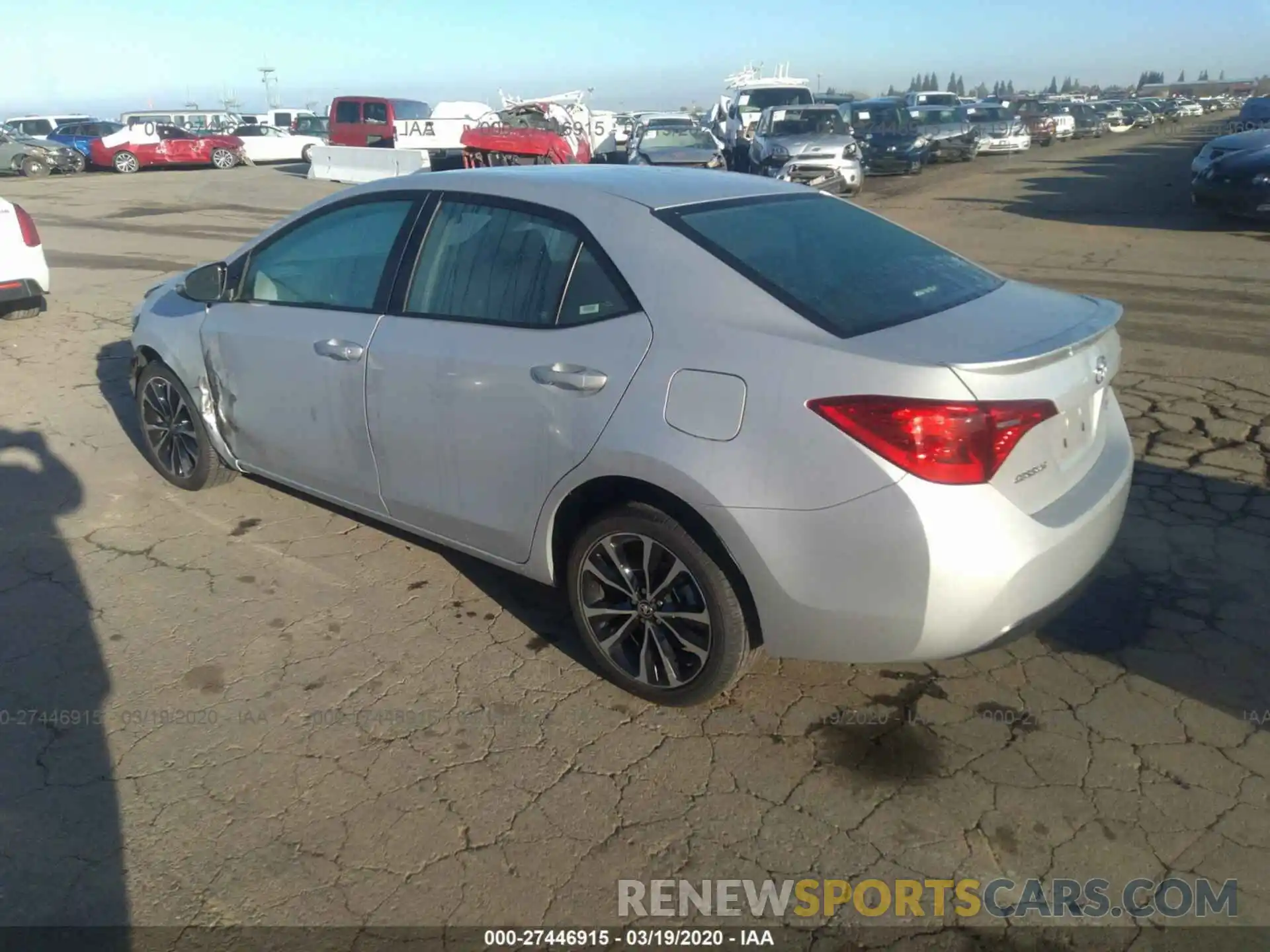 3 Photograph of a damaged car 5YFBURHE4KP940795 TOYOTA COROLLA 2019